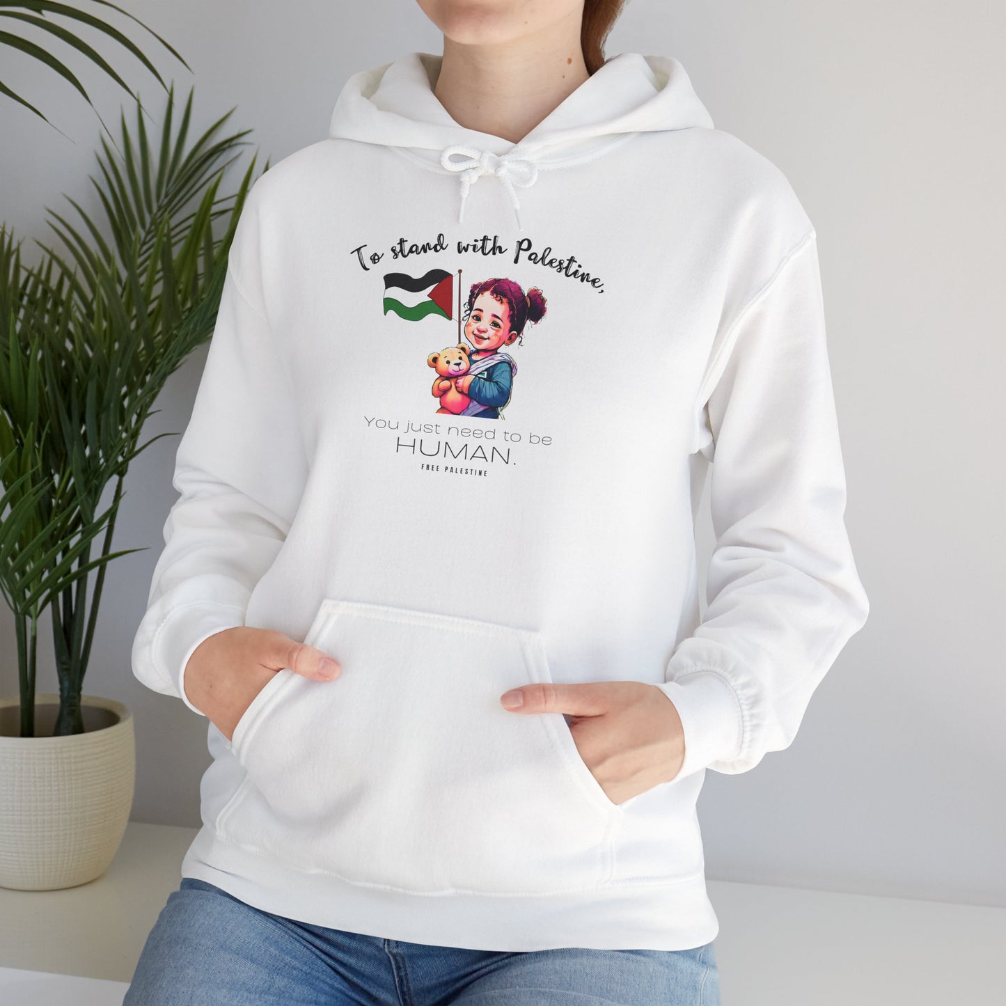 Human - Unisex Hooded Sweatshirt