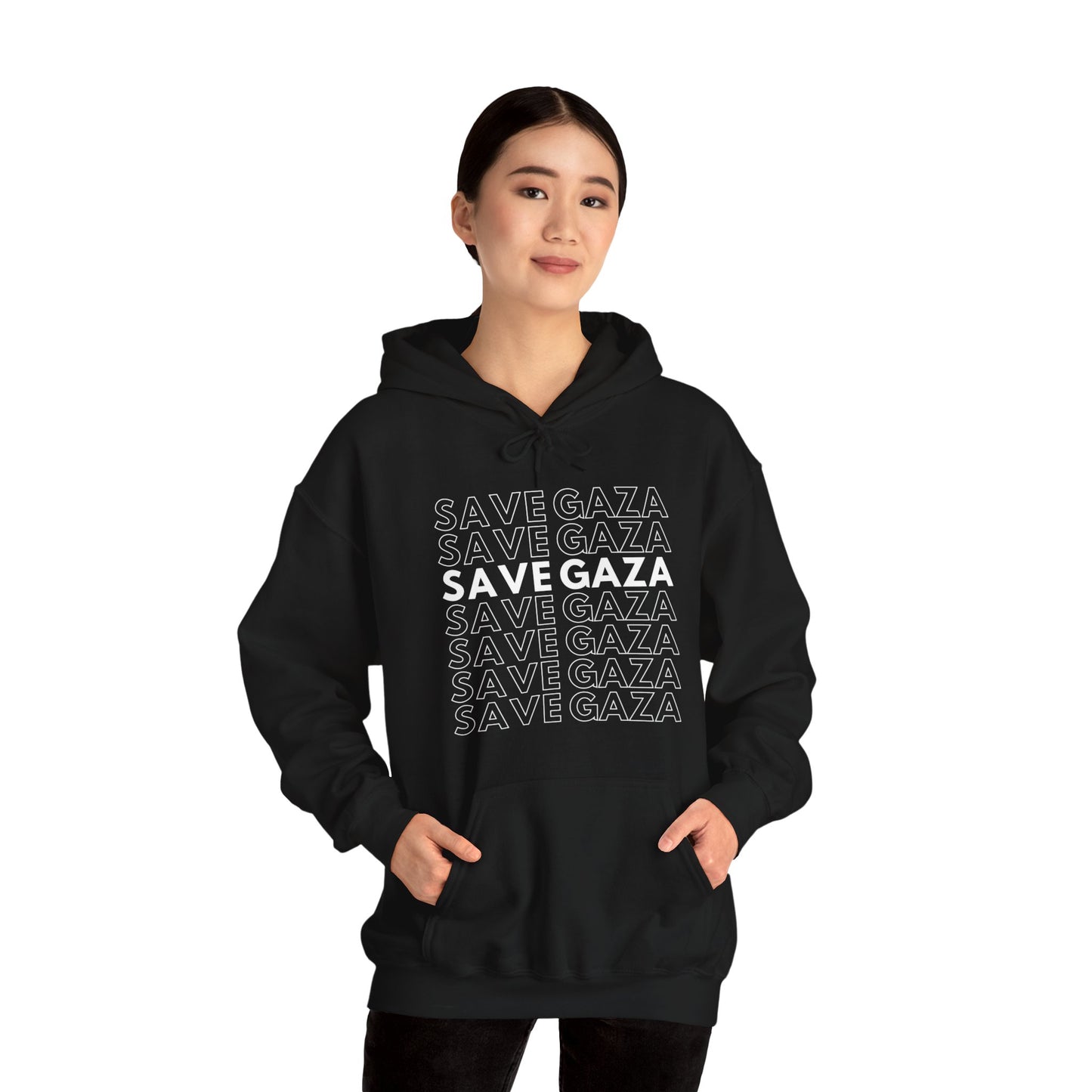 Save Gaza - Unisex Hooded Sweatshirt