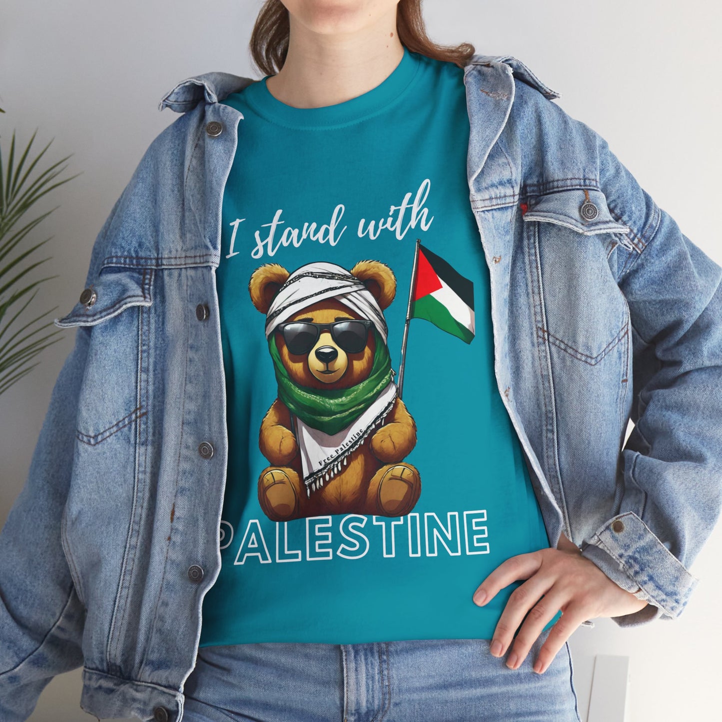 Teddy Palestine - Unisex Cotton Tee