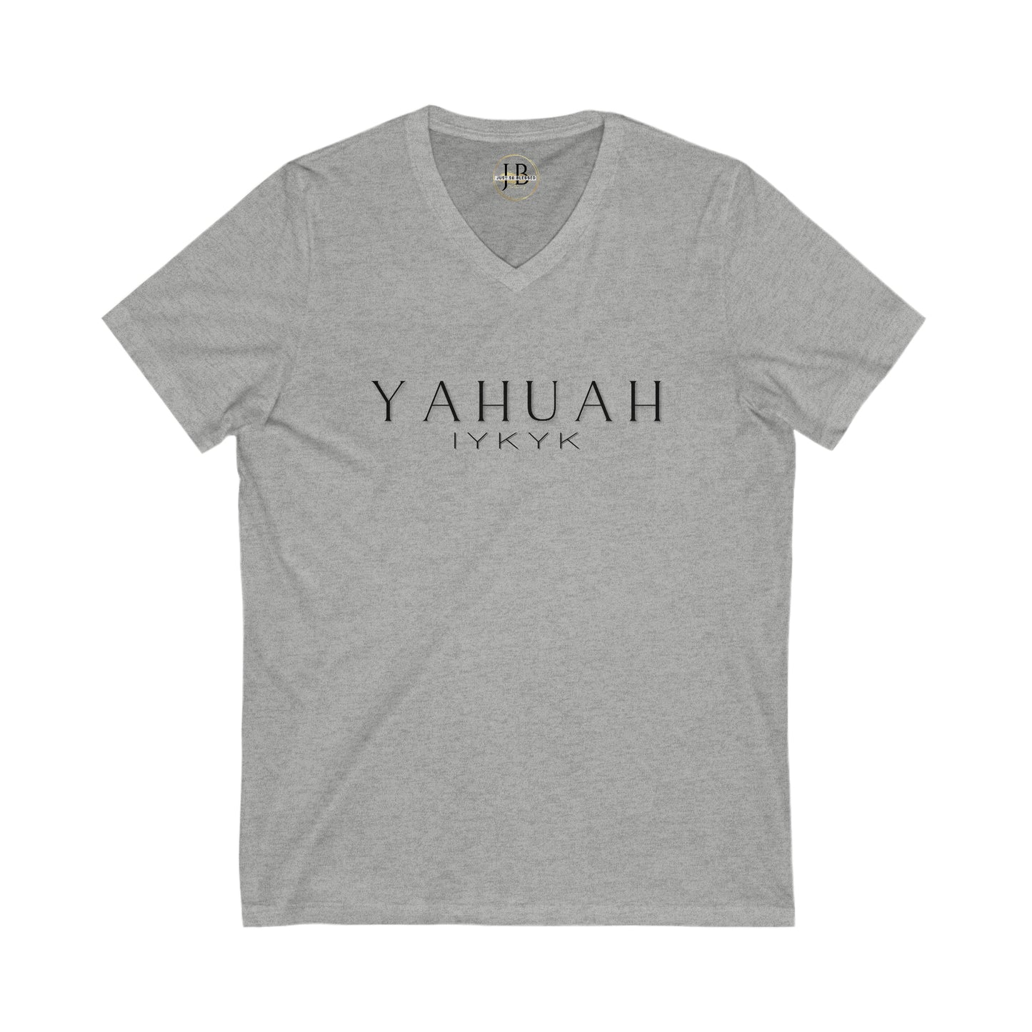 YAHUAH - Jersey V-Neck Tee (Unisex)