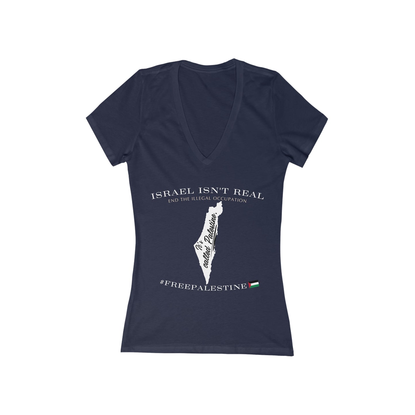 It's Called Palestine - Women's Deep V-Neck Tee