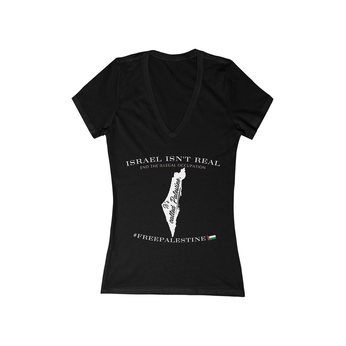 It's Called Palestine - Women's Deep V-Neck Tee