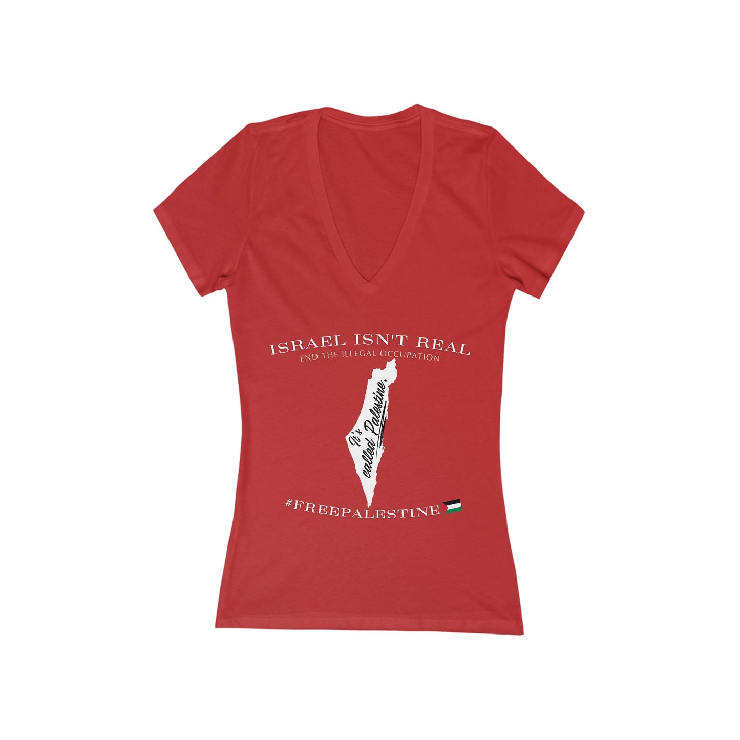It's Called Palestine - Women's Deep V-Neck Tee