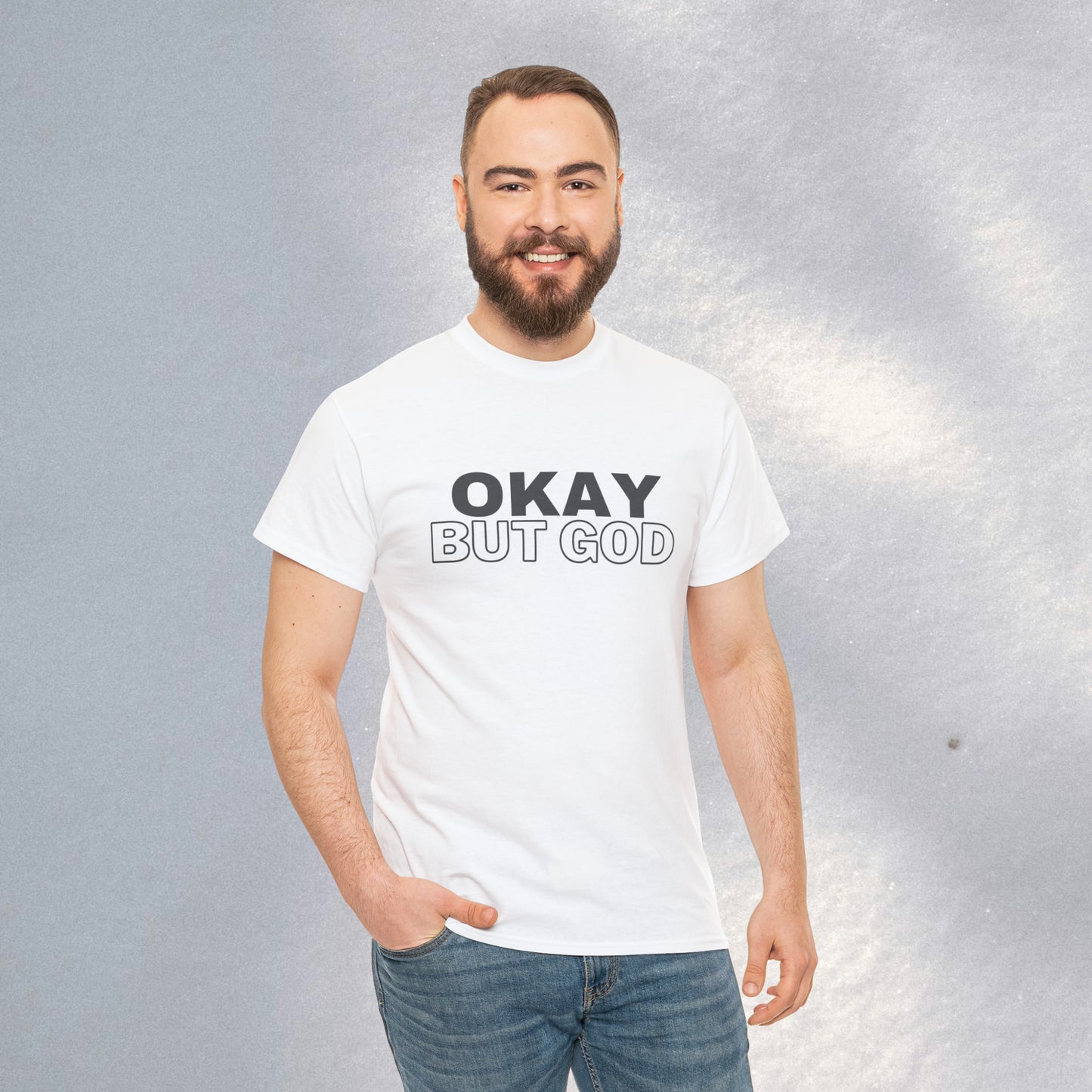 Ok, But God - Heavy Cotton Tee (Unisex)