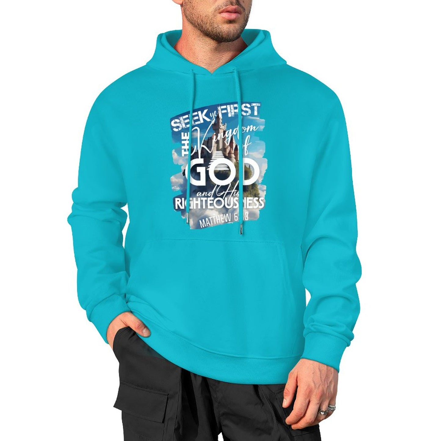 Kingdom of God - Cotton Hoodie with Pocket