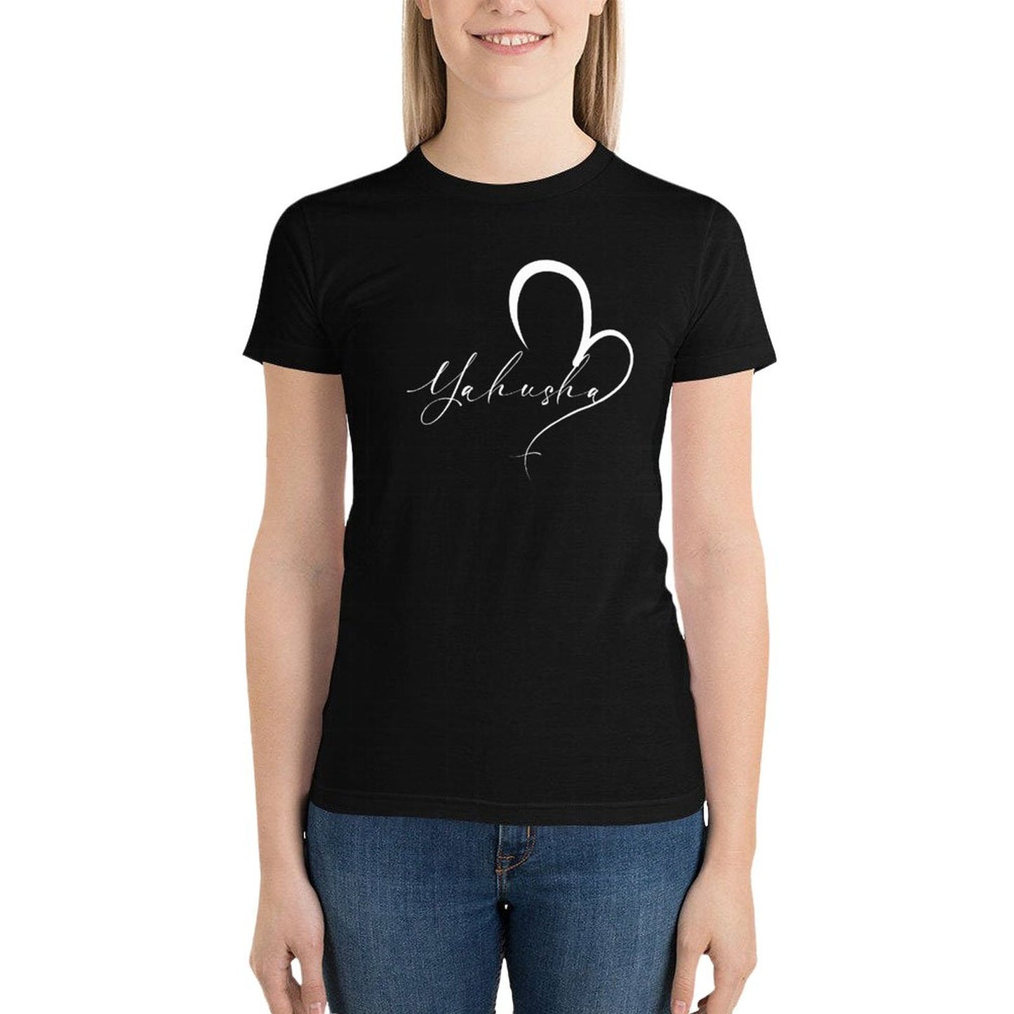 Minimalist, Yahusha - Women's 100% Cotton Tee