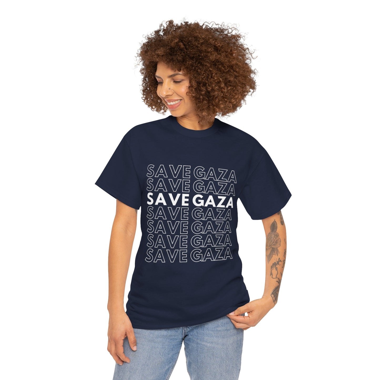 Save Gaza - Unisex Cotton Tee