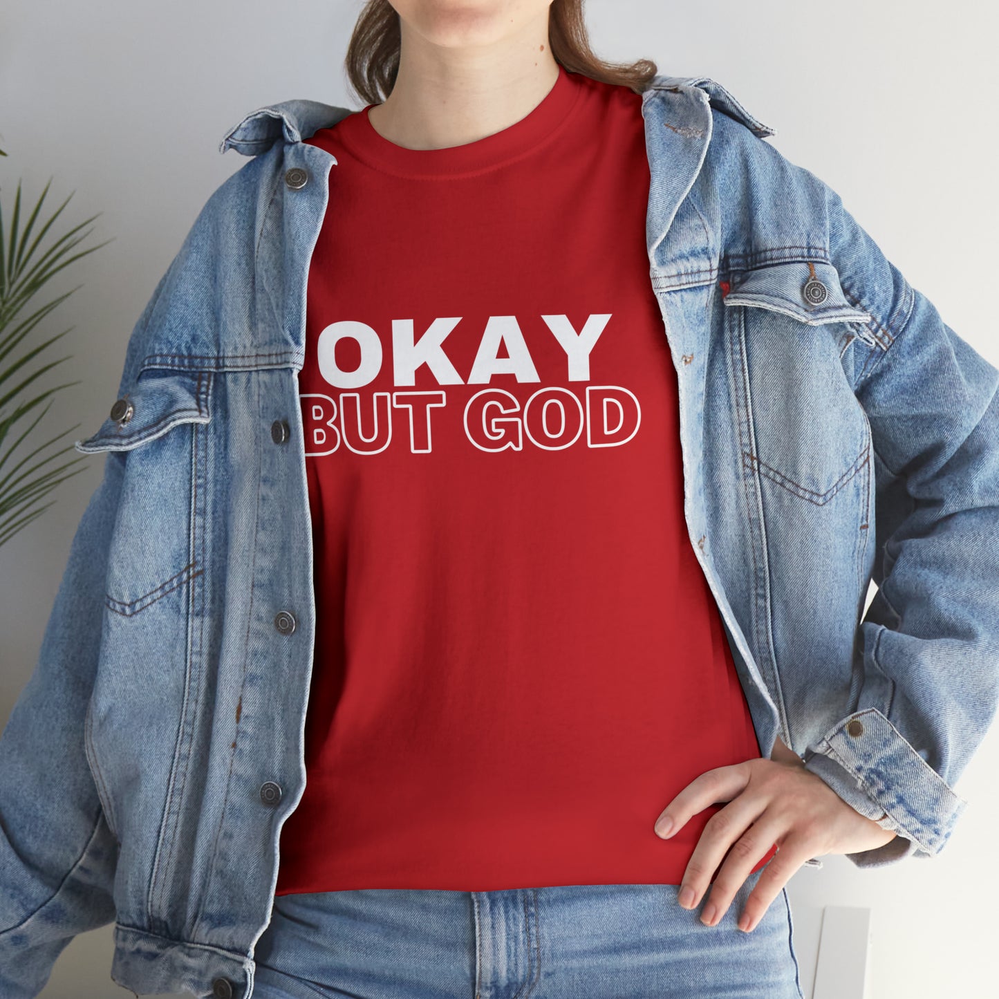 Ok, But God - Heavy Cotton Tee (Unisex)
