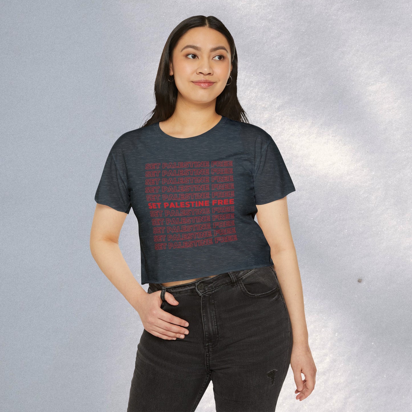 Set Palestine Free - Women's Festival Crop Top