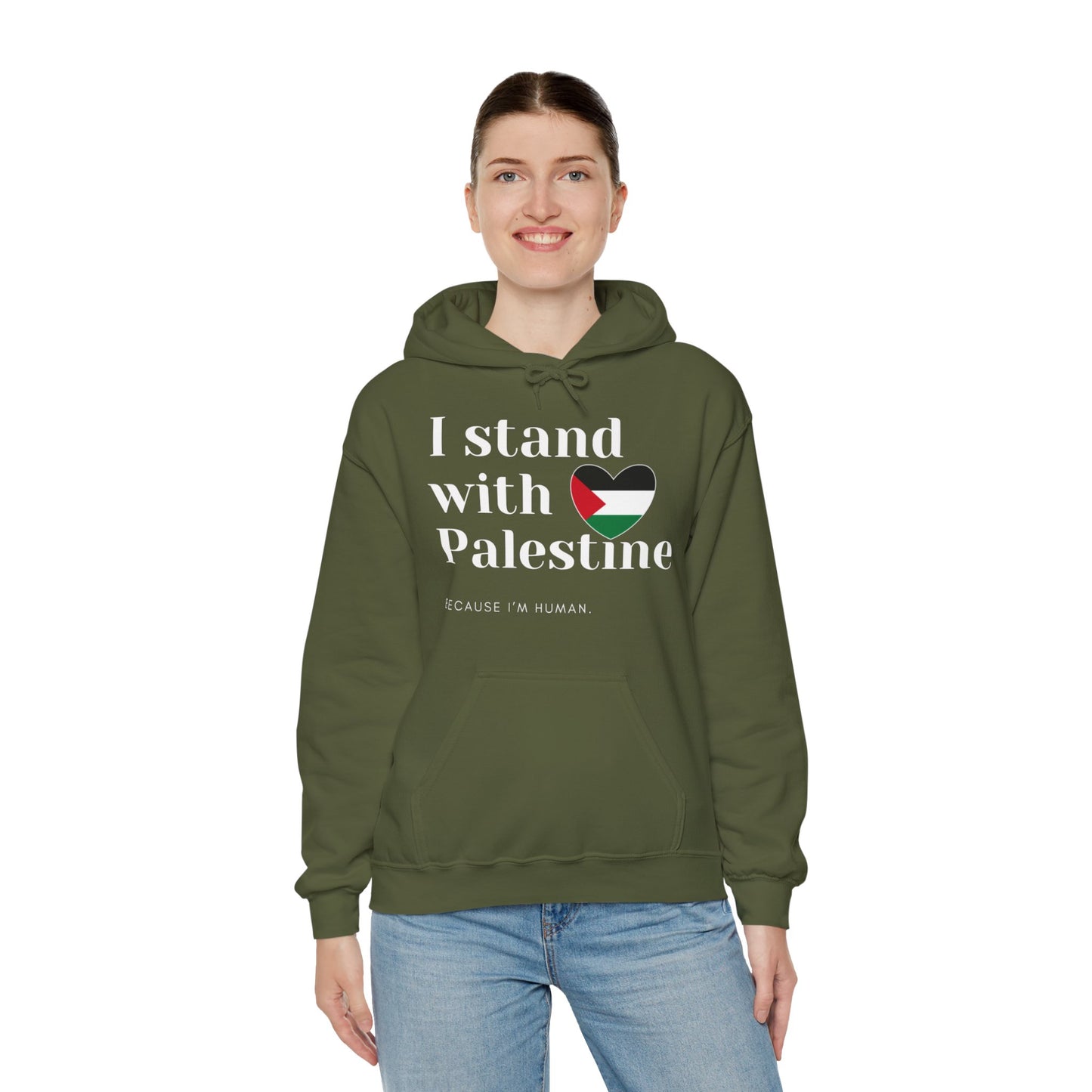 Because I'm Human - Unisex Hooded Sweatshirt