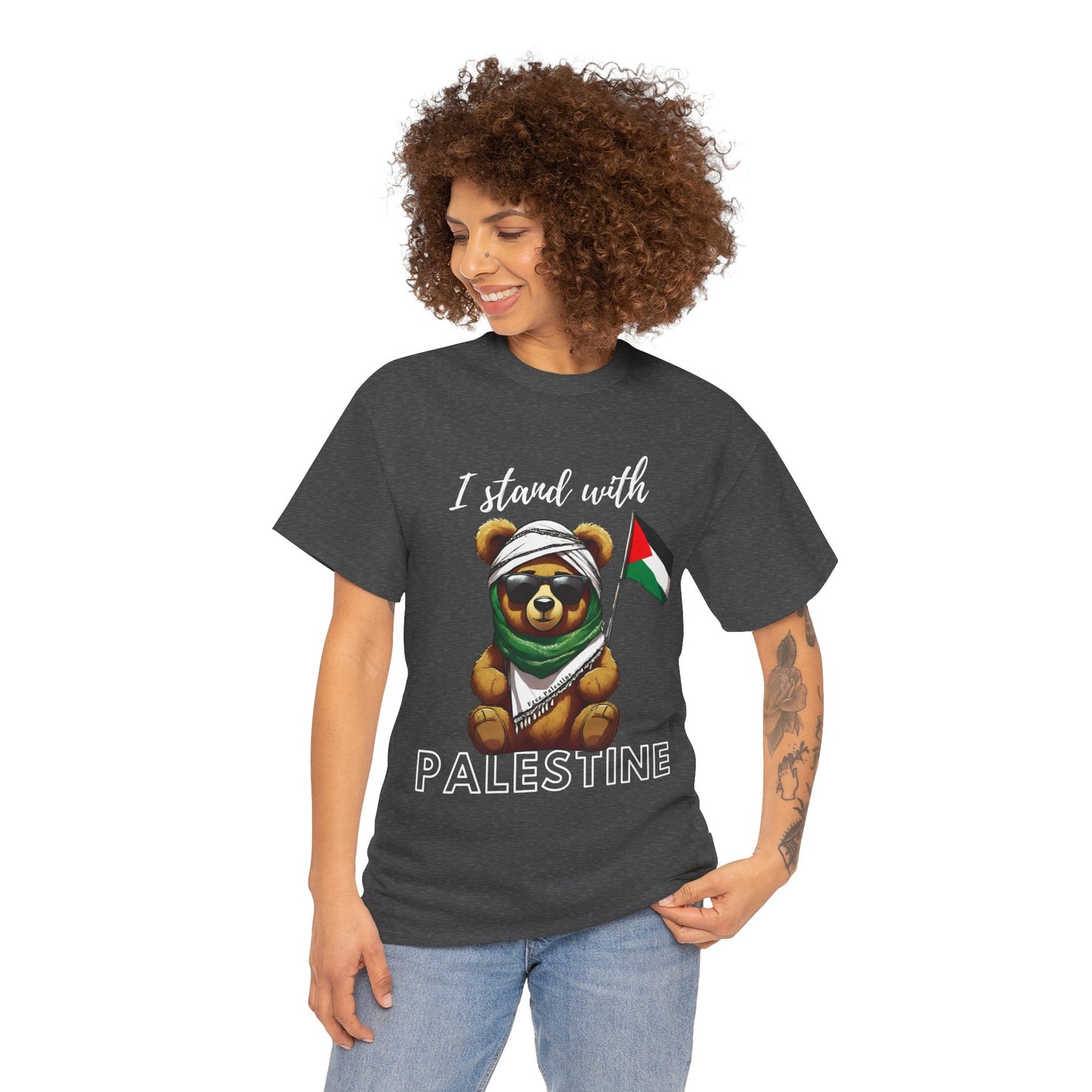 Teddy Palestine - Unisex Cotton Tee