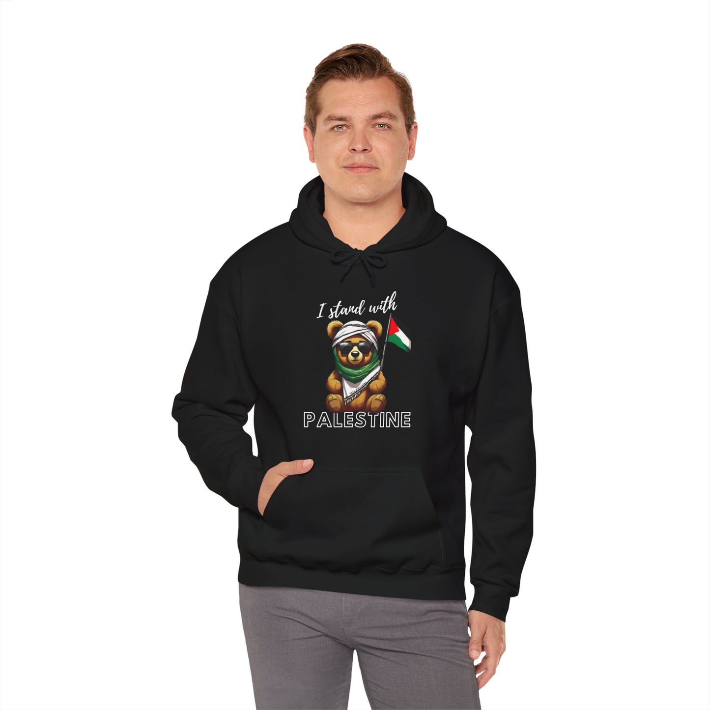 Teddy Palestine - Unisex Hooded Sweatshirt