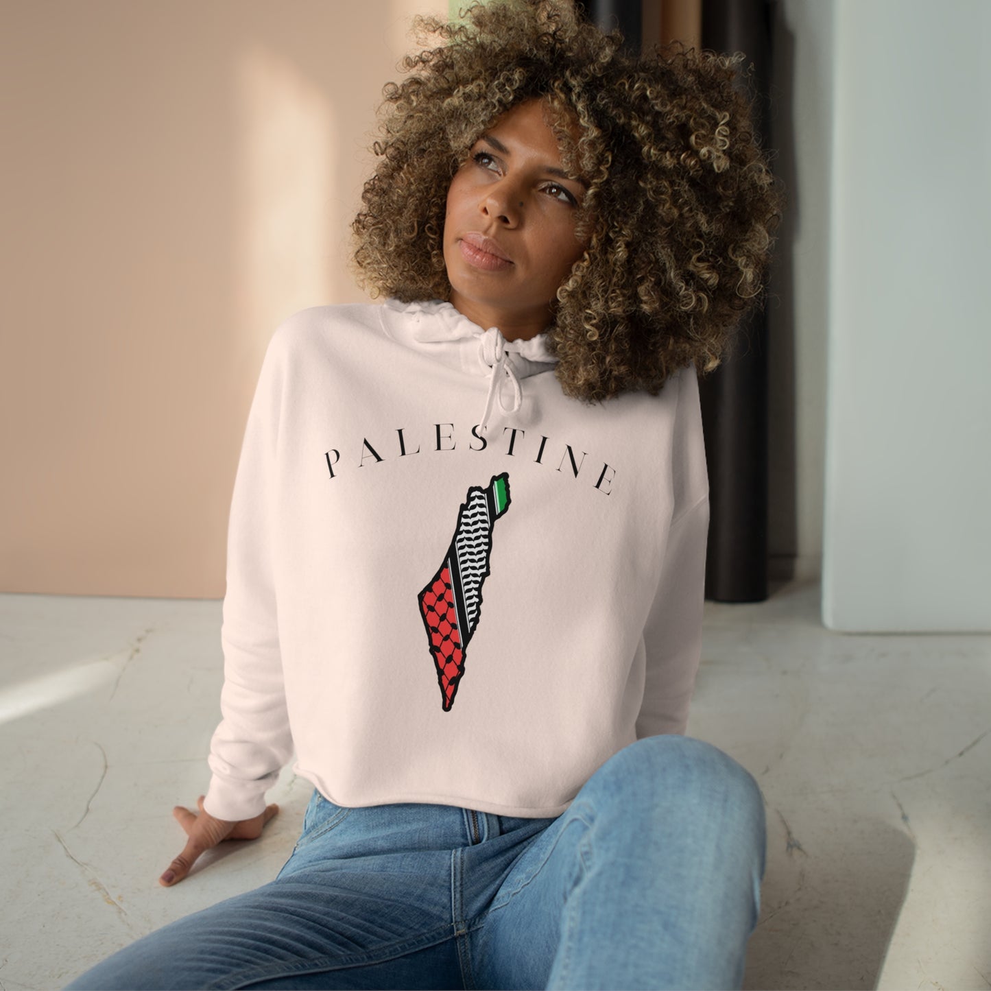 Palestine - Crop Hoodie