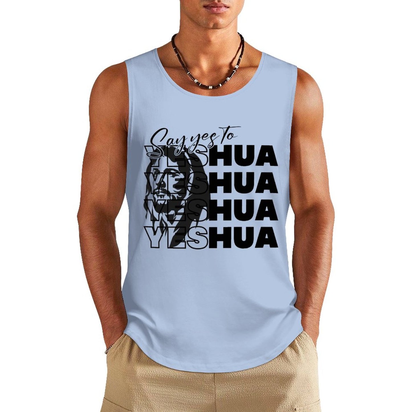 Say Yeshua - Men's Cotton Tank Top