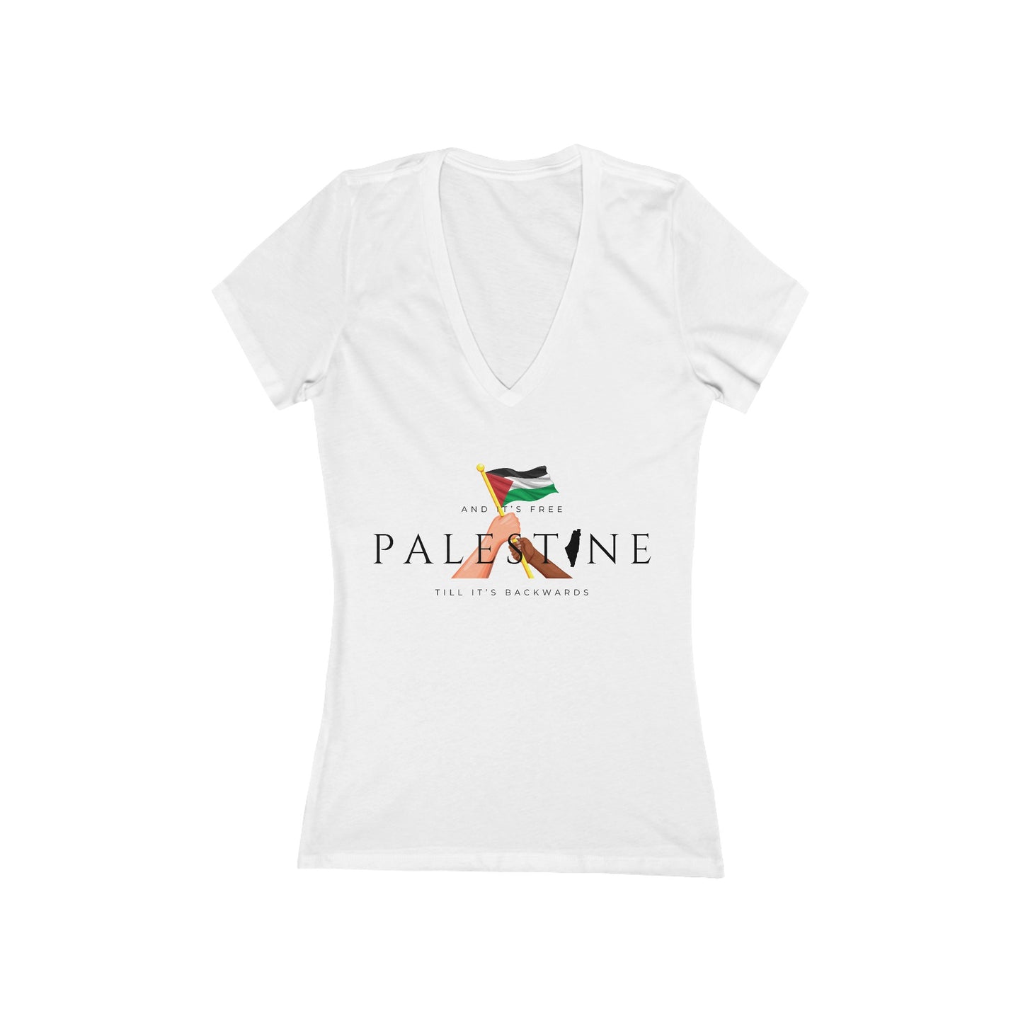 Till It's Backwards - Women's Deep V-Neck Tee