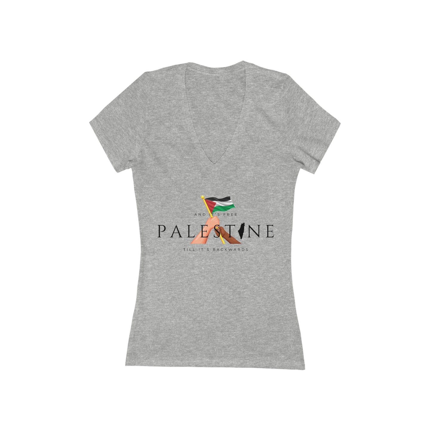 Till It's Backwards - Women's Deep V-Neck Tee