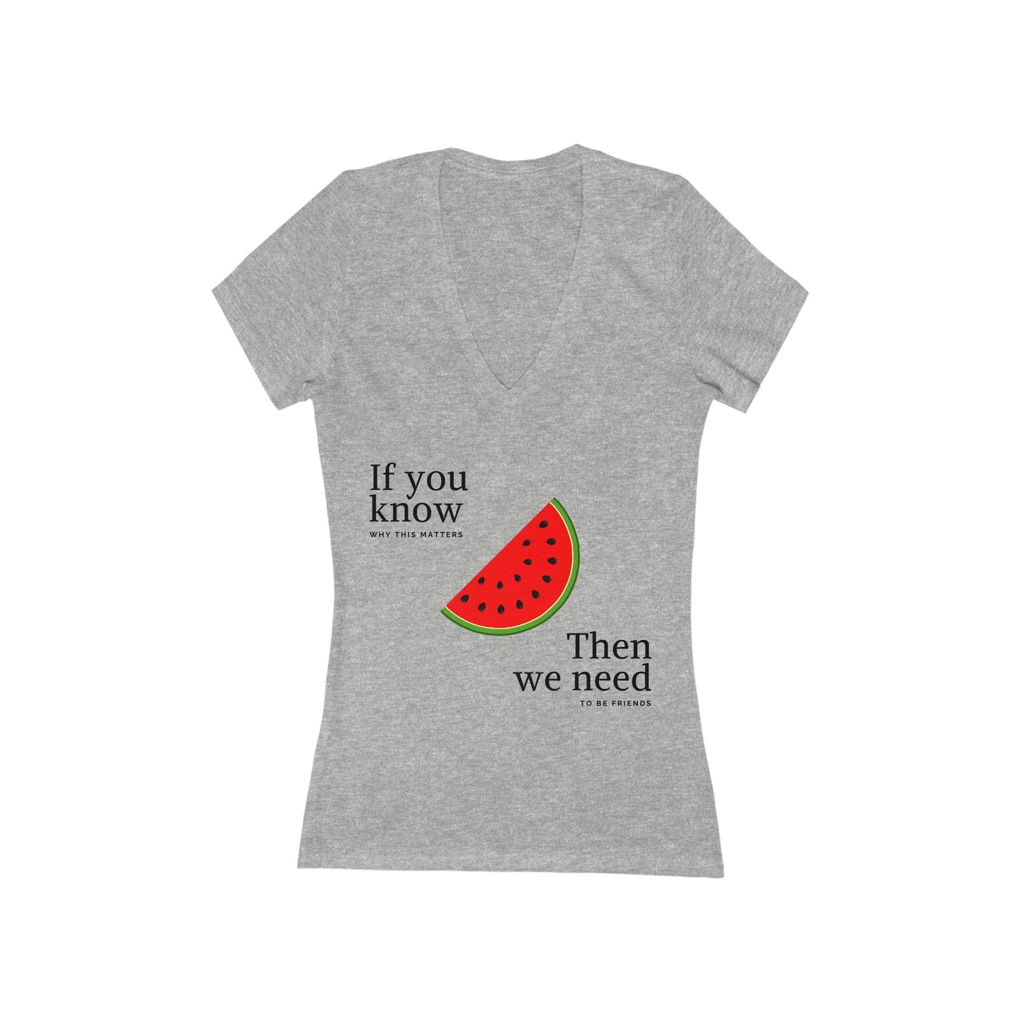 Friend Finder - Women's Deep V-Neck Tee