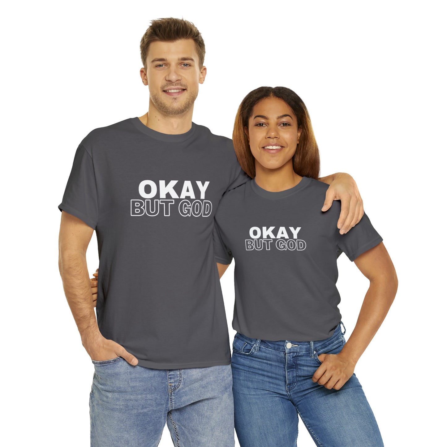 Ok, But God - Heavy Cotton Tee (Unisex)