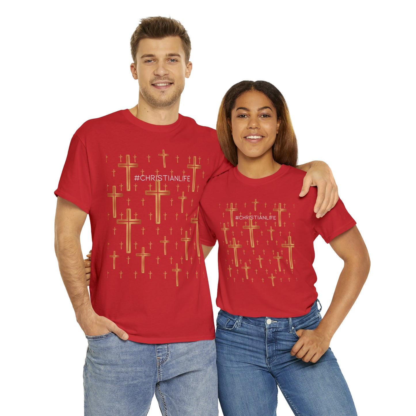 #Christianlife - Heavy Cotton Tee (Unisex)
