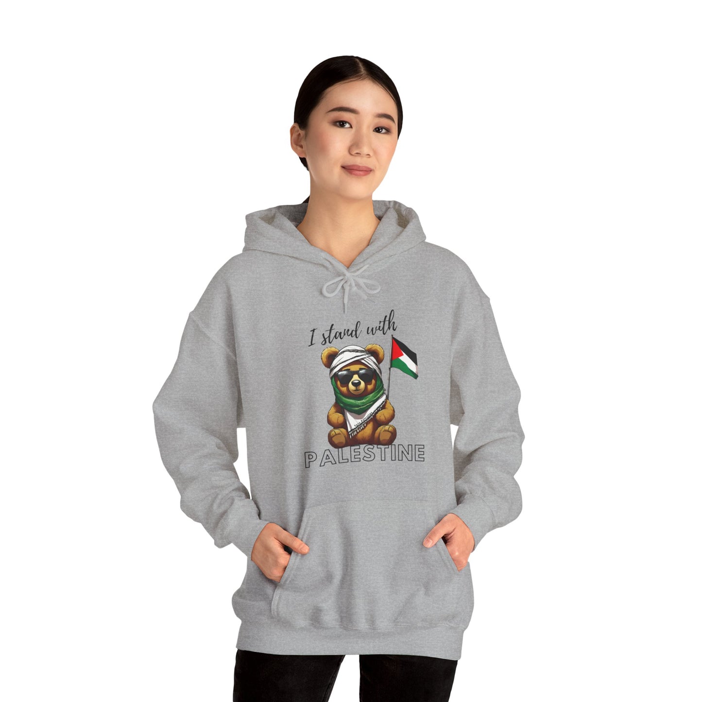 Teddy Palestine - Unisex Hooded Sweatshirt