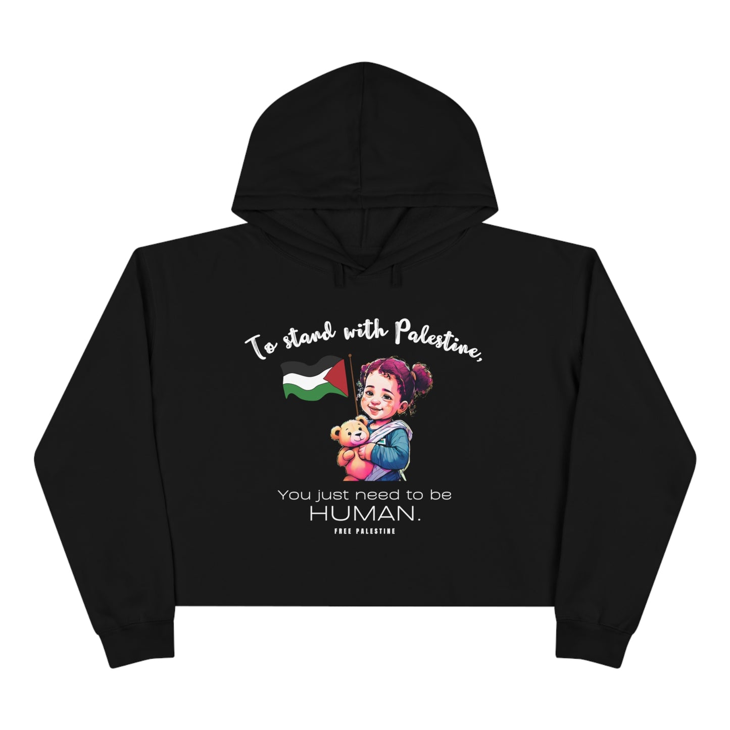 Human - Crop Hoodie