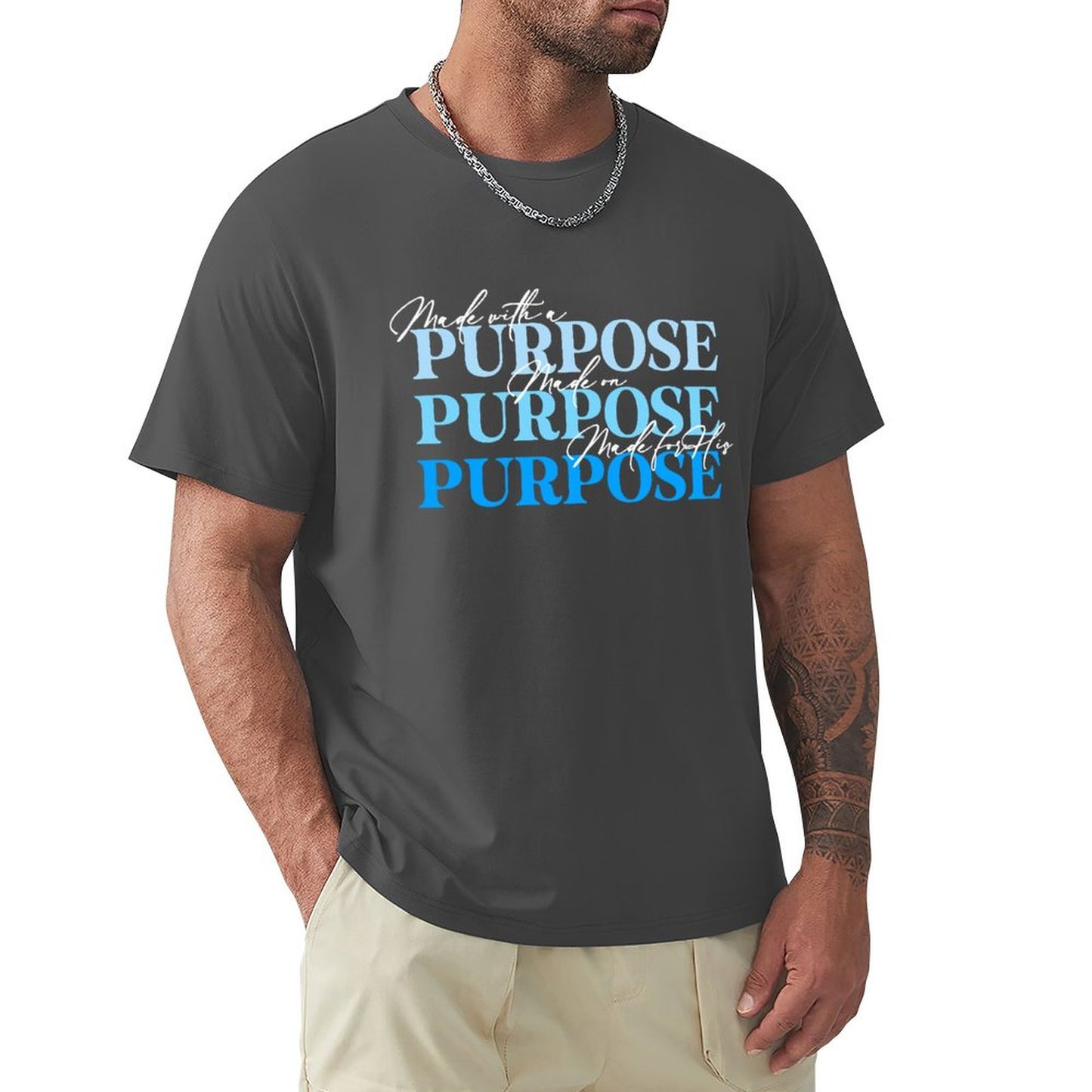 Minimalist on Purpose - Men's Cotton Tee Shirt