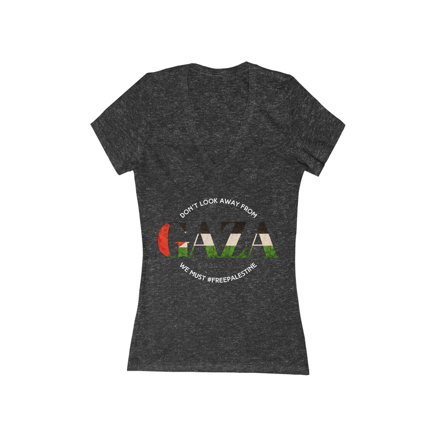 Gaza - Women's Deep V-Neck Tee