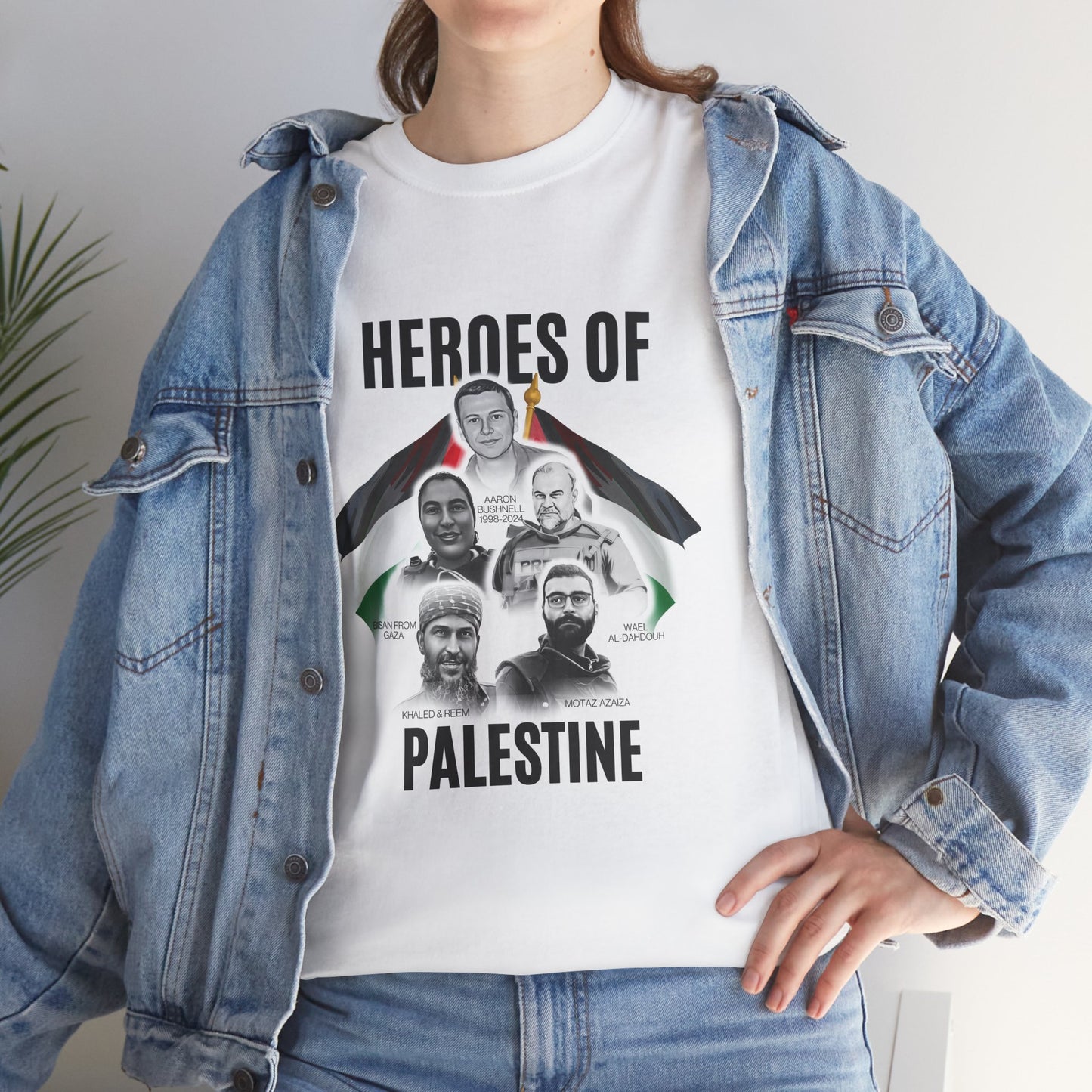 White Tee of Heroes - Unisex Cotton Tee