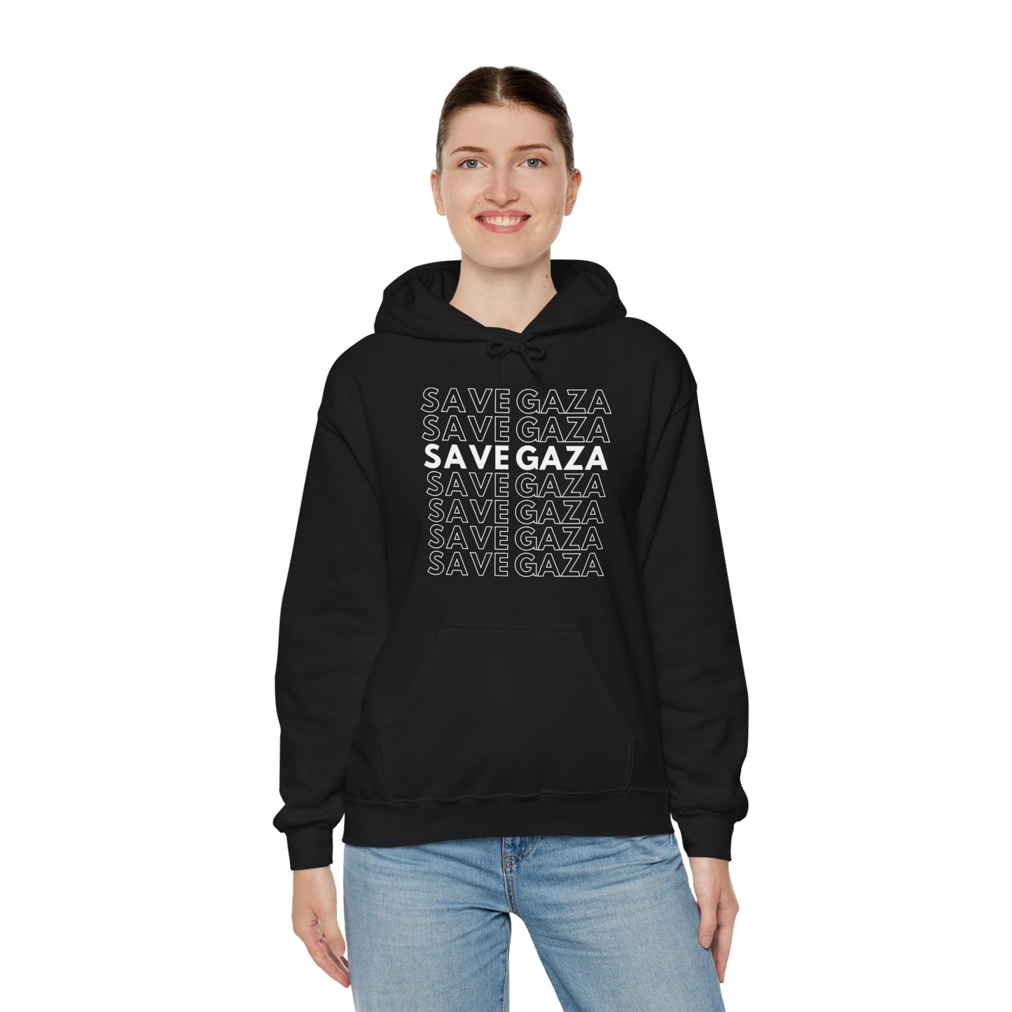Save Gaza - Unisex Hooded Sweatshirt