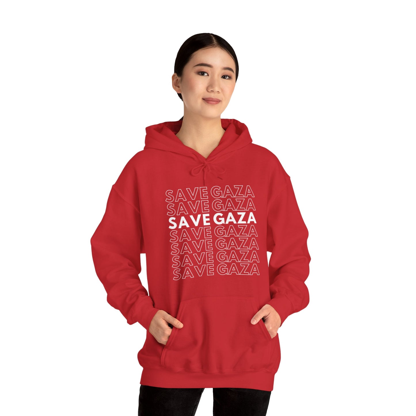 Save Gaza - Unisex Hooded Sweatshirt