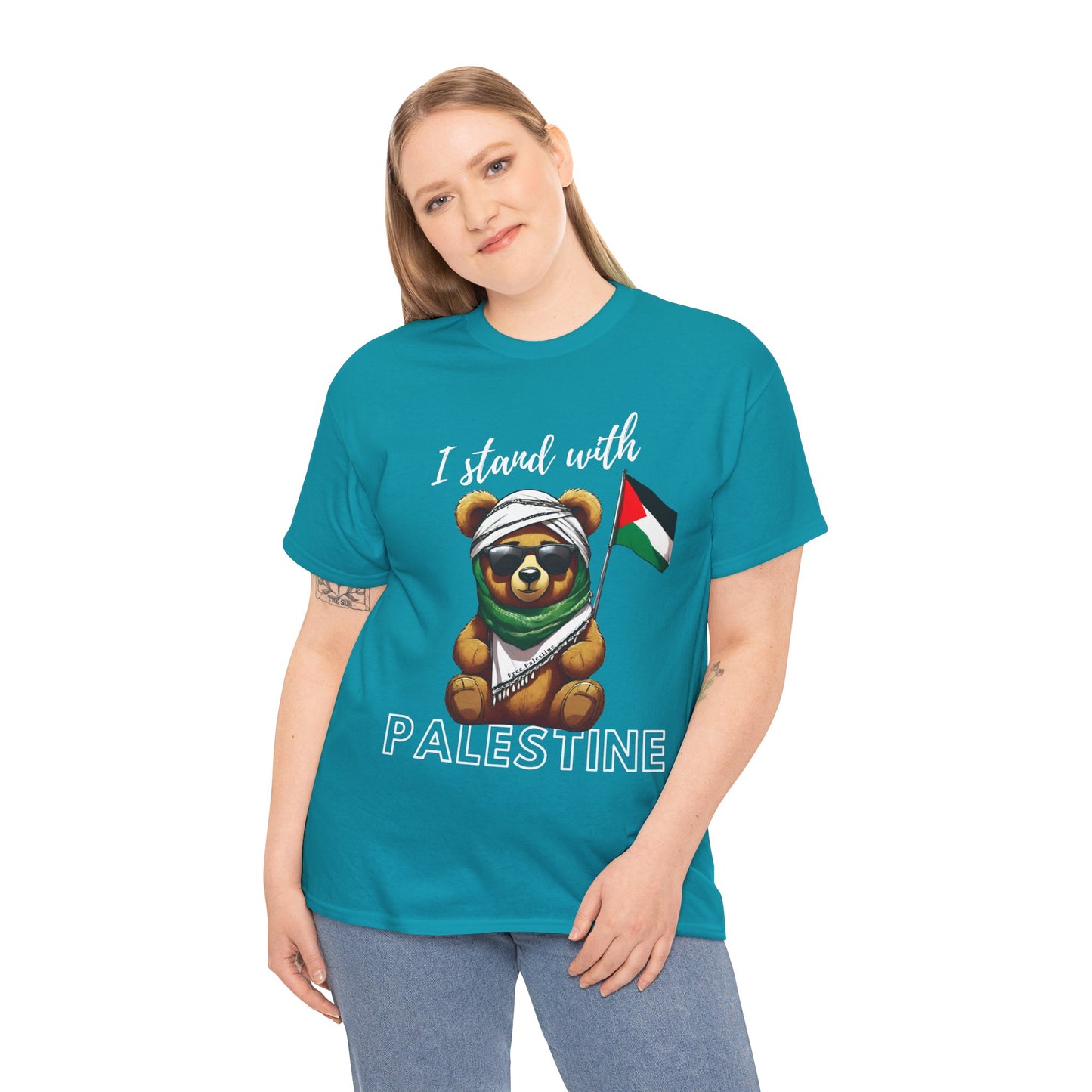 Teddy Palestine - Unisex Cotton Tee