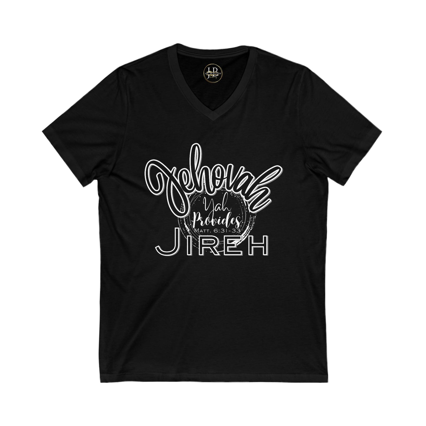 Yah Provides - Jersey V-Neck Tee (Unisex)