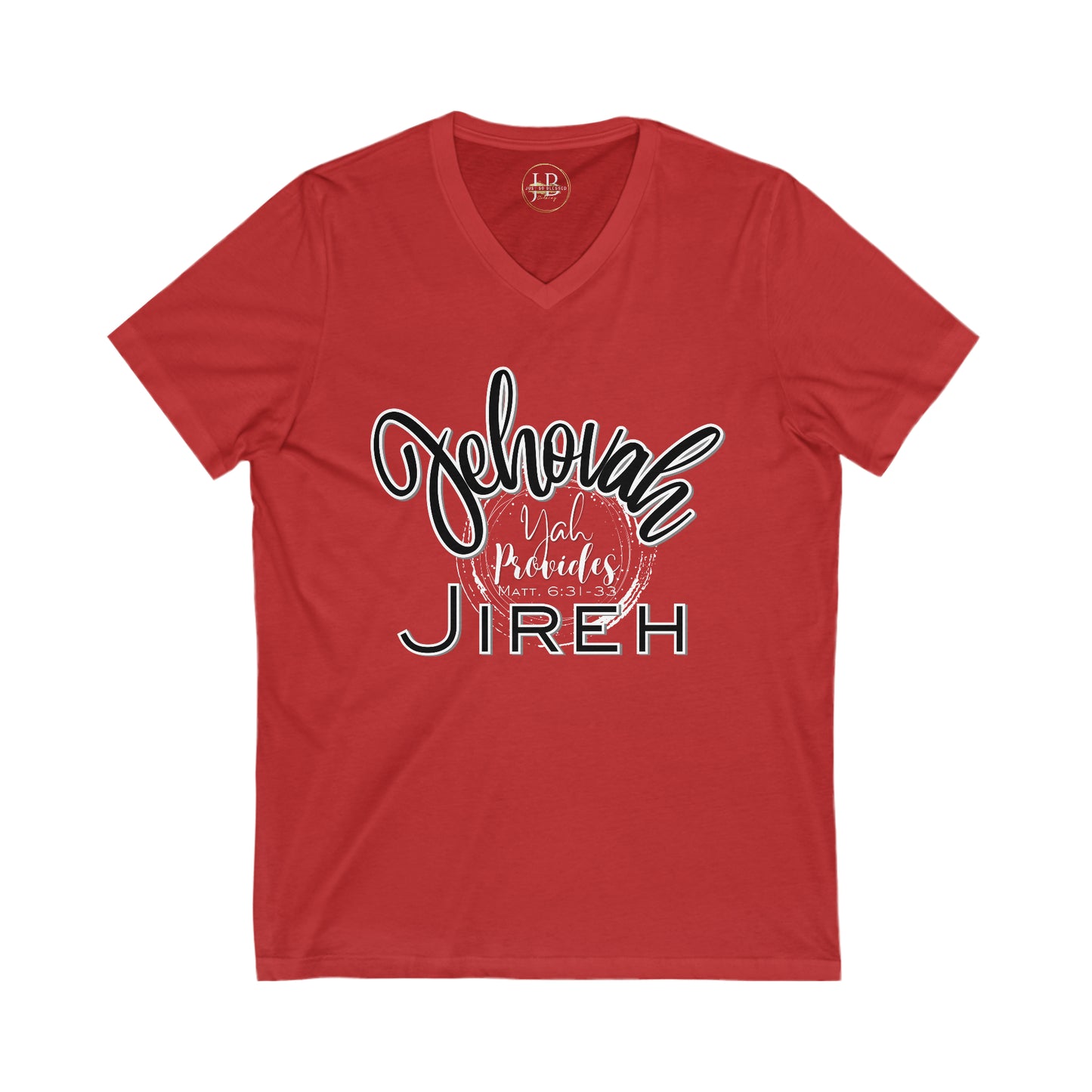 Yah Provides - Jersey V-Neck Tee (Unisex)
