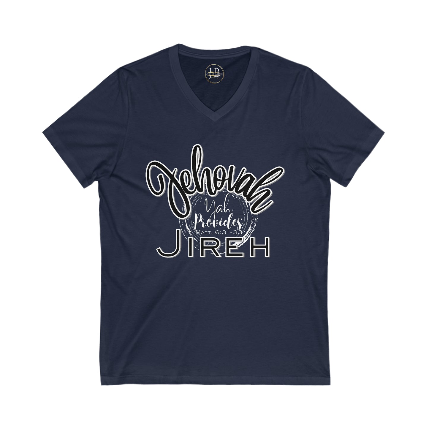 Yah Provides - Jersey V-Neck Tee (Unisex)