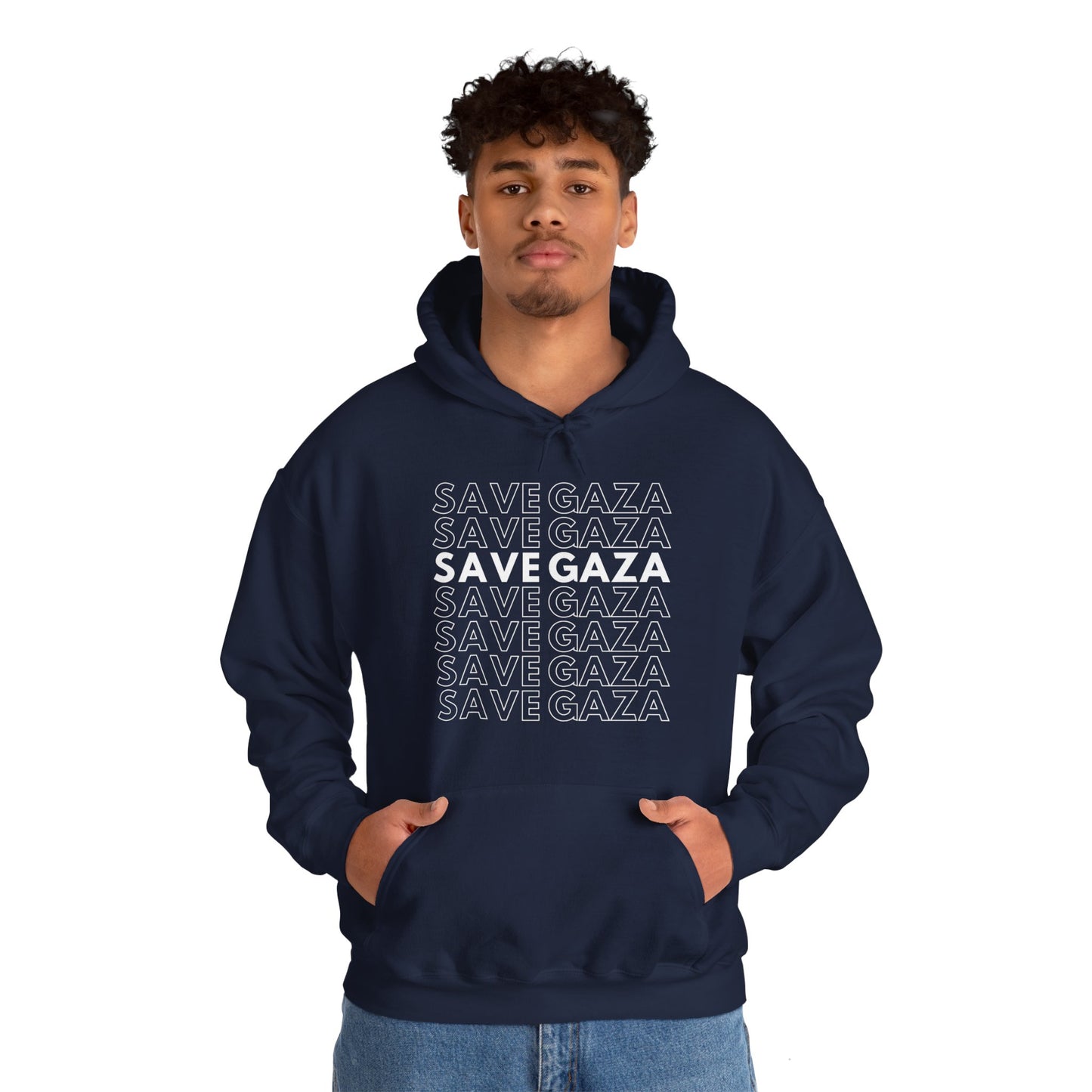 Save Gaza - Unisex Hooded Sweatshirt