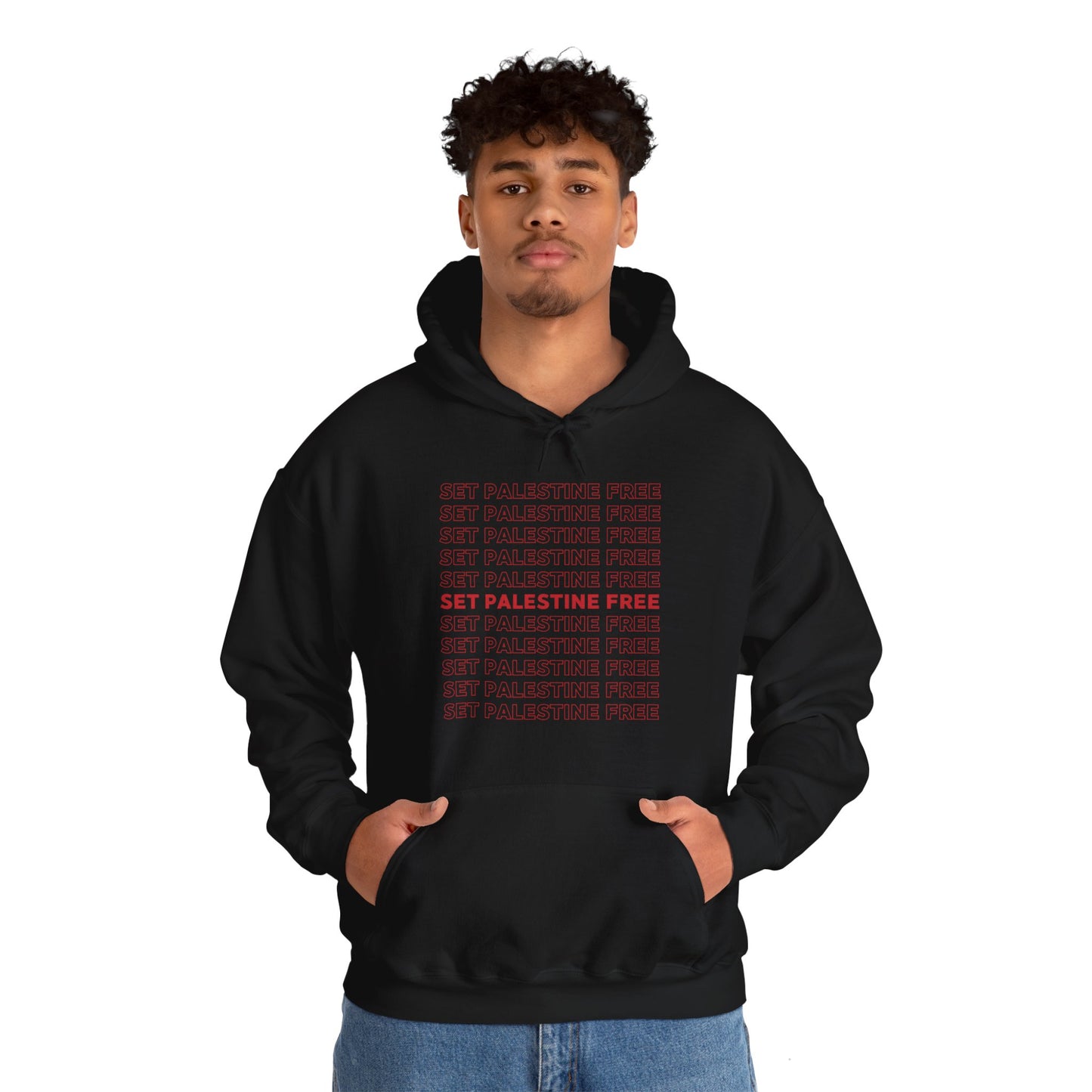 Set Palestine Free - Unisex Hooded Sweatshirt