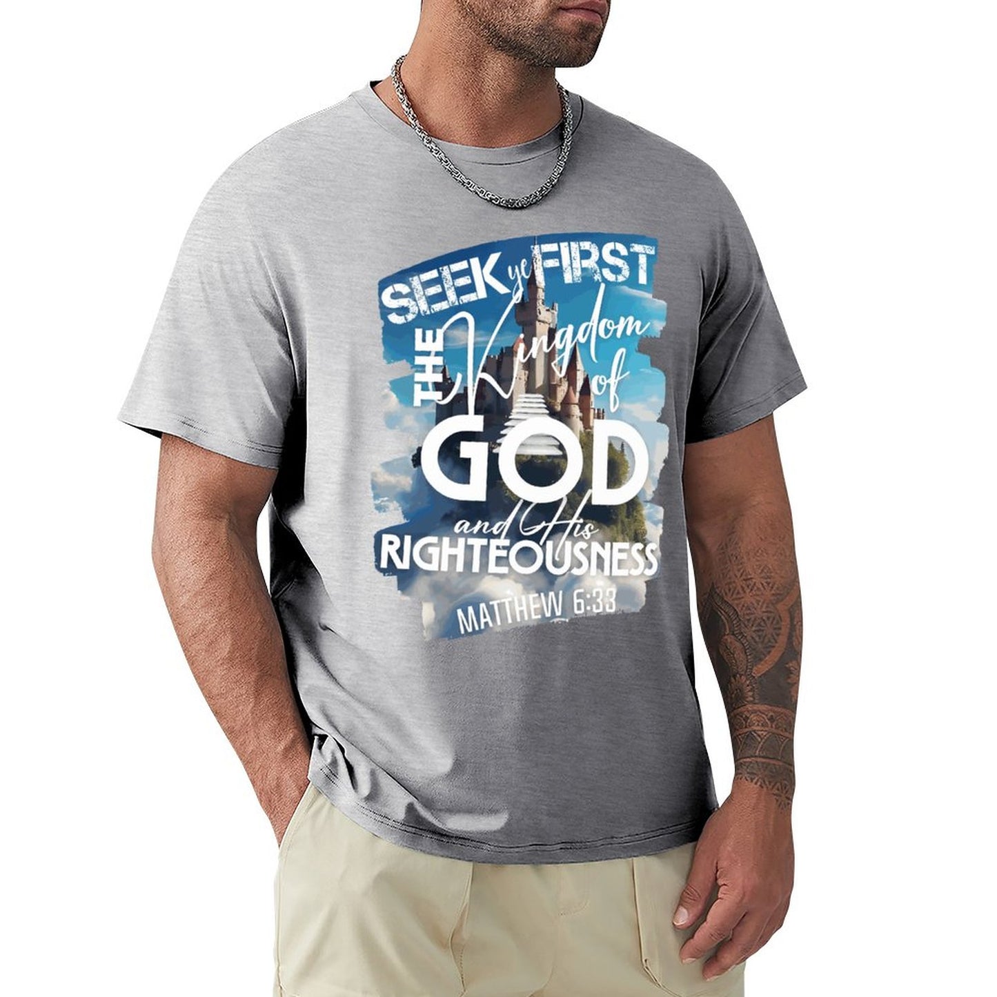 Kingdom of God - Men's Cotton Tee Shirt