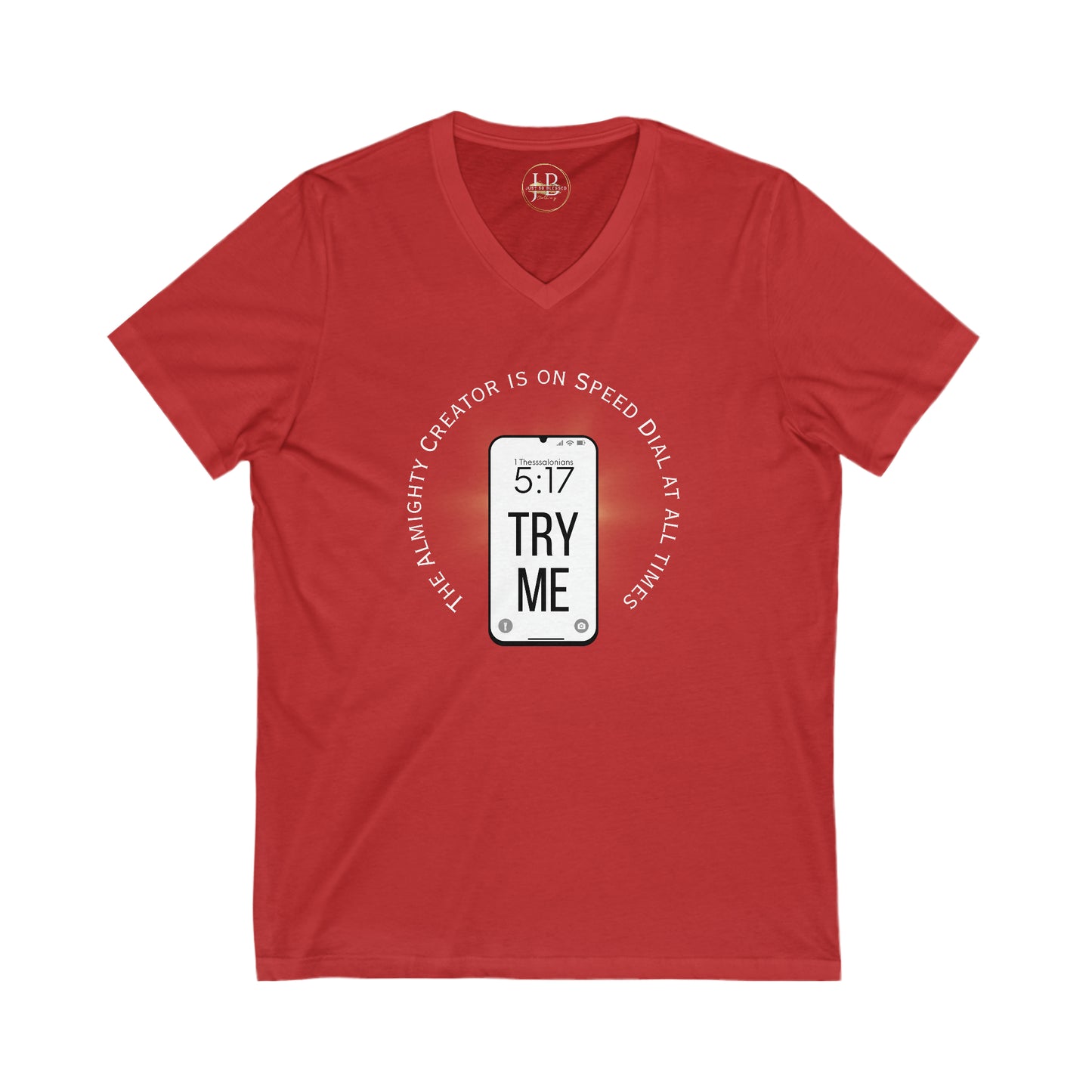 Try Me - Jersey V-Neck Tee (Unisex)