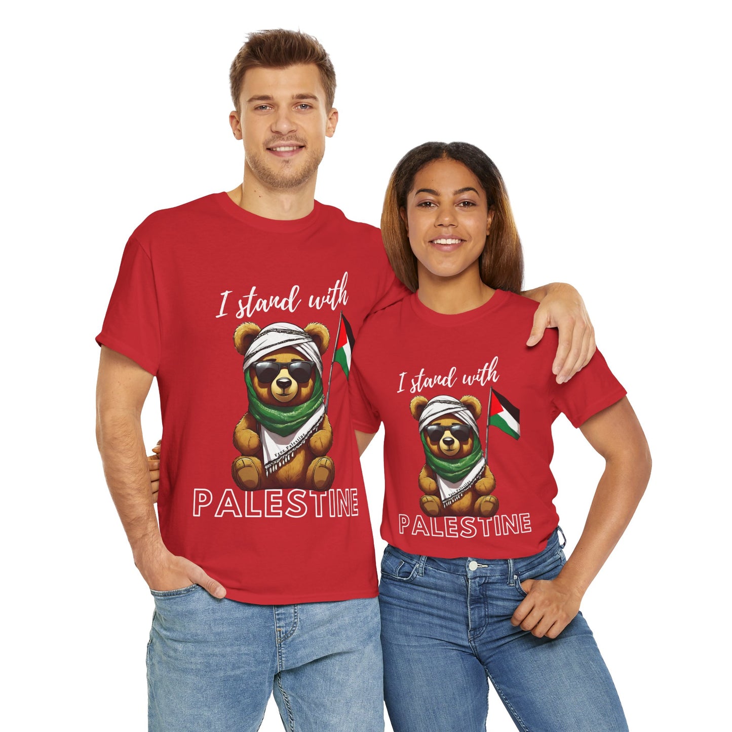 Teddy Palestine - Unisex Cotton Tee