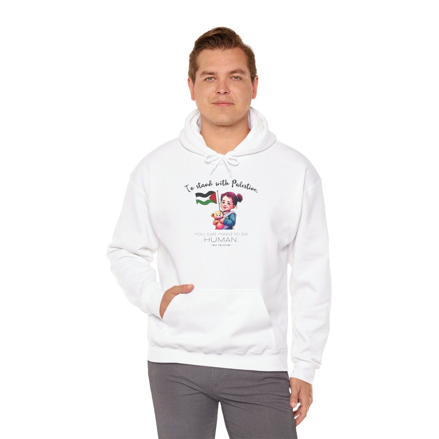 Human - Unisex Hooded Sweatshirt
