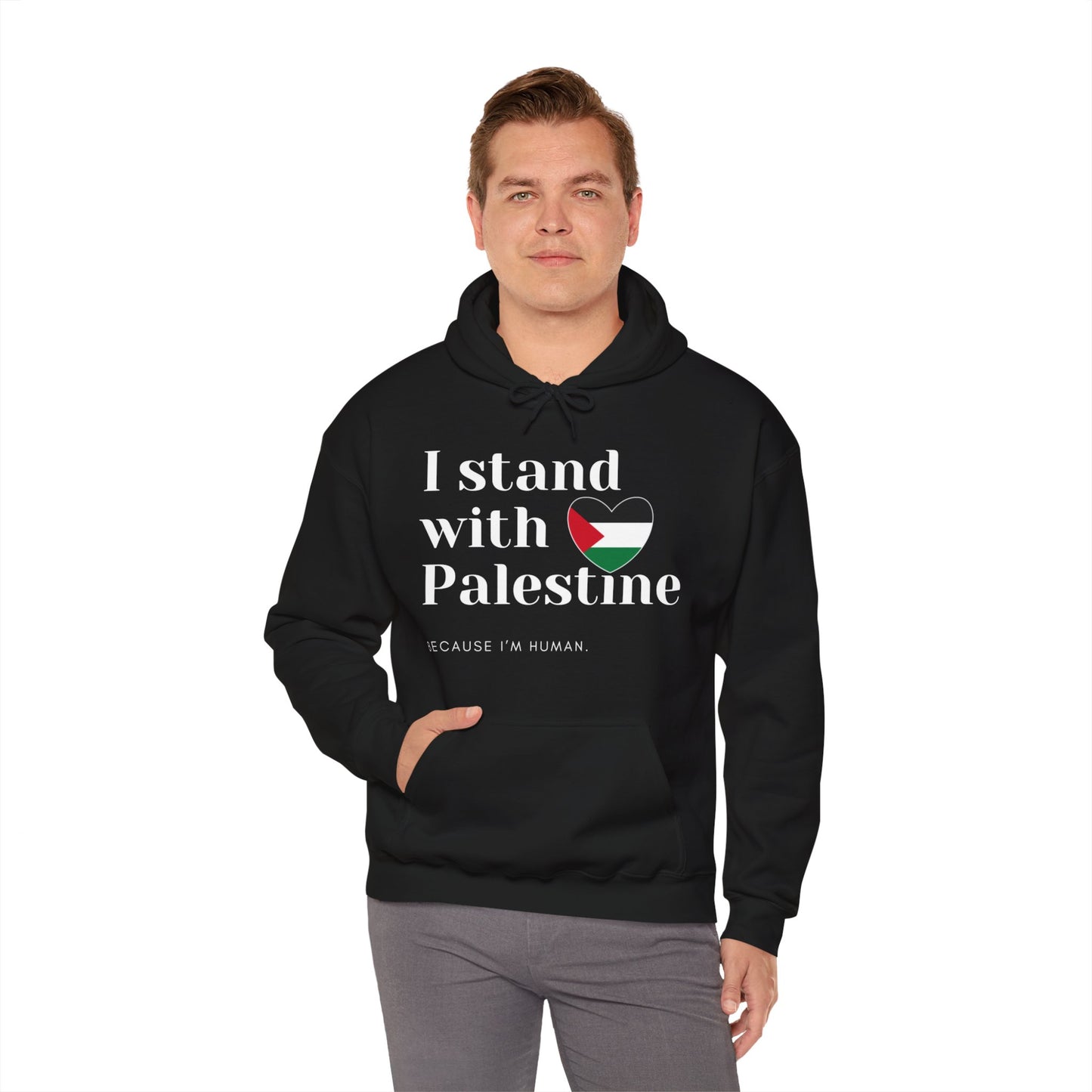 Because I'm Human - Unisex Hooded Sweatshirt