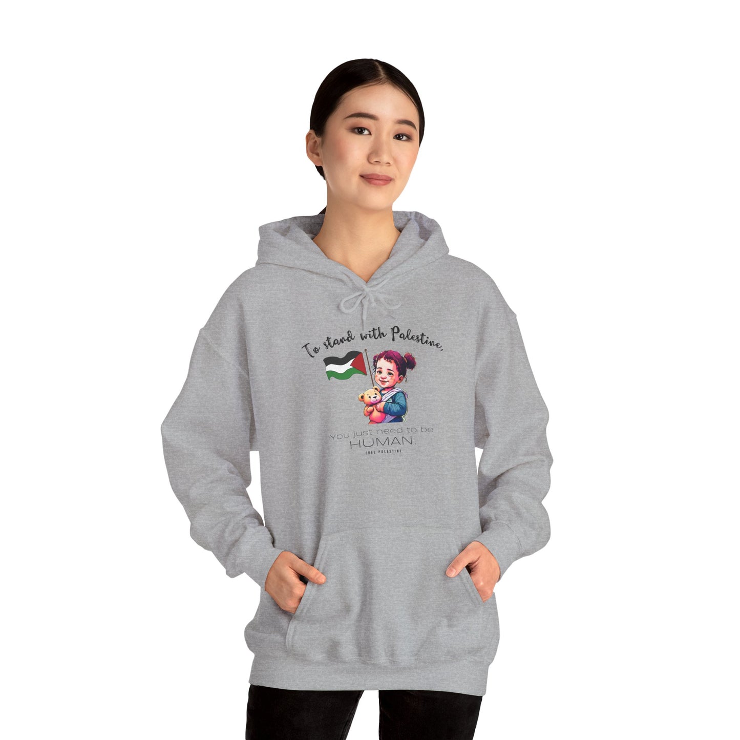 Human - Unisex Hooded Sweatshirt