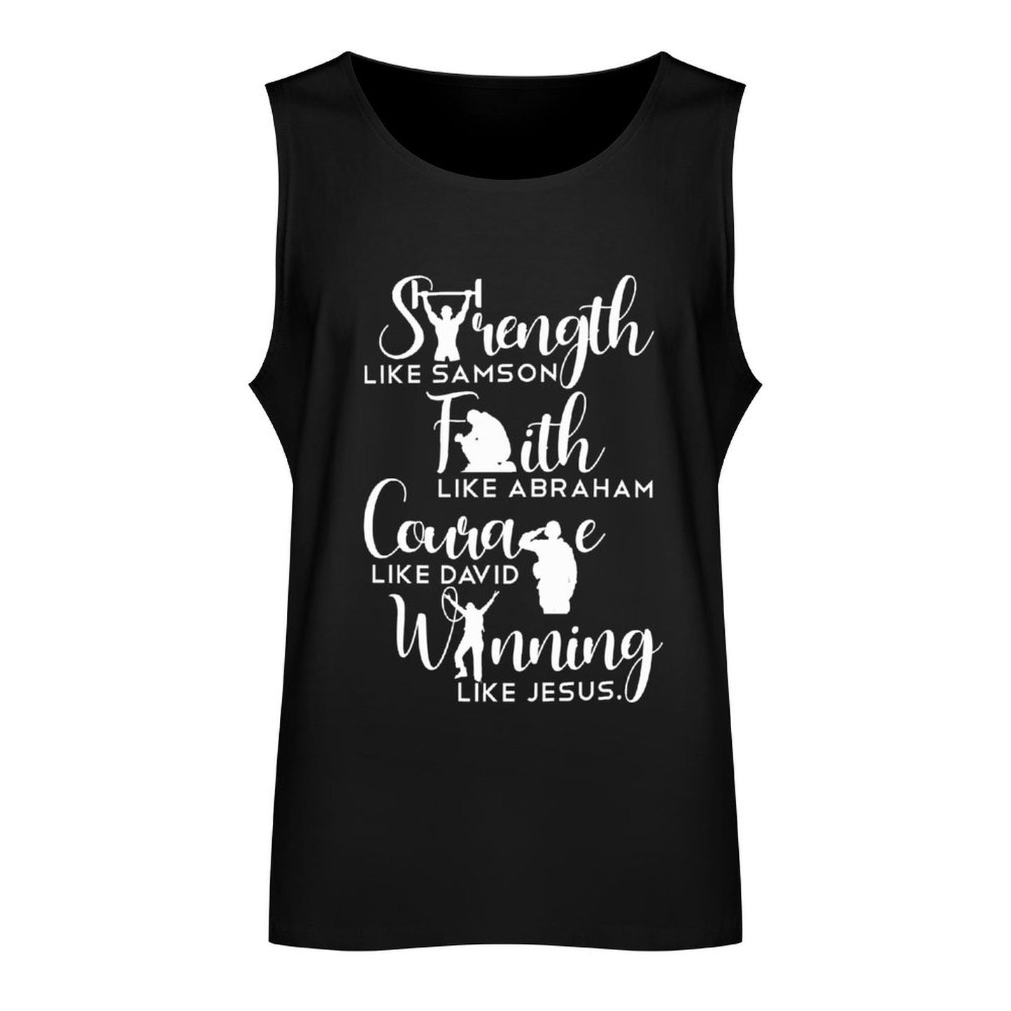 #Winning Like Jesus - Men's Cotton Tank Top