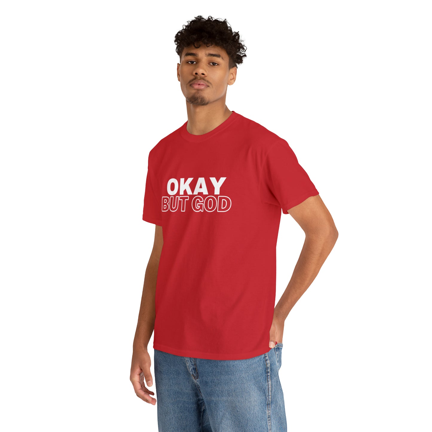 Ok, But God - Heavy Cotton Tee (Unisex)