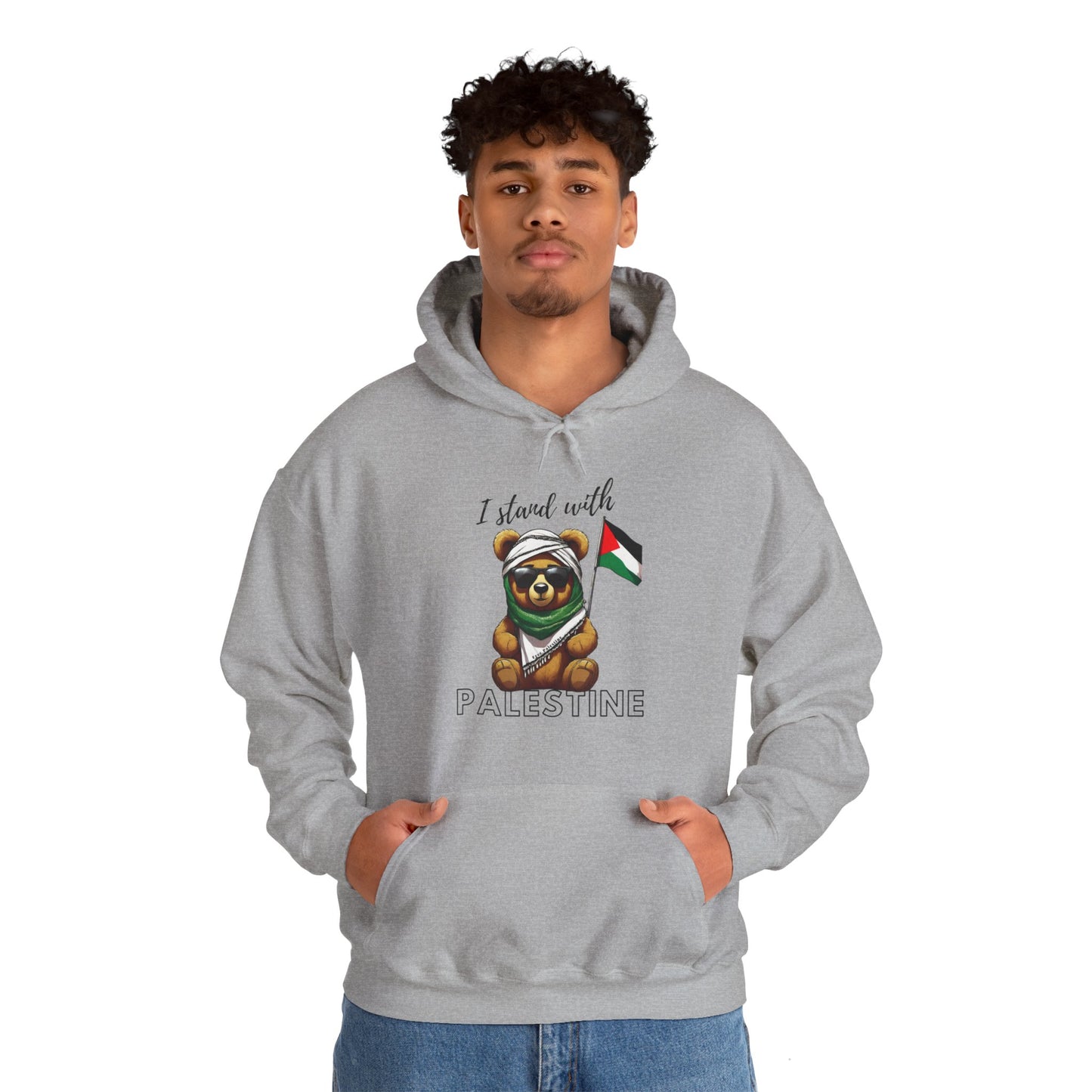 Teddy Palestine - Unisex Hooded Sweatshirt
