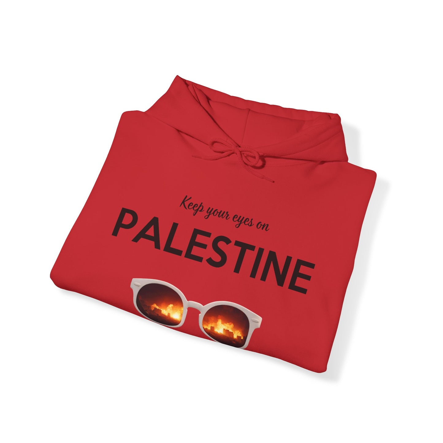 2 Eyes On Palestine - Unisex Hooded Sweatshirt