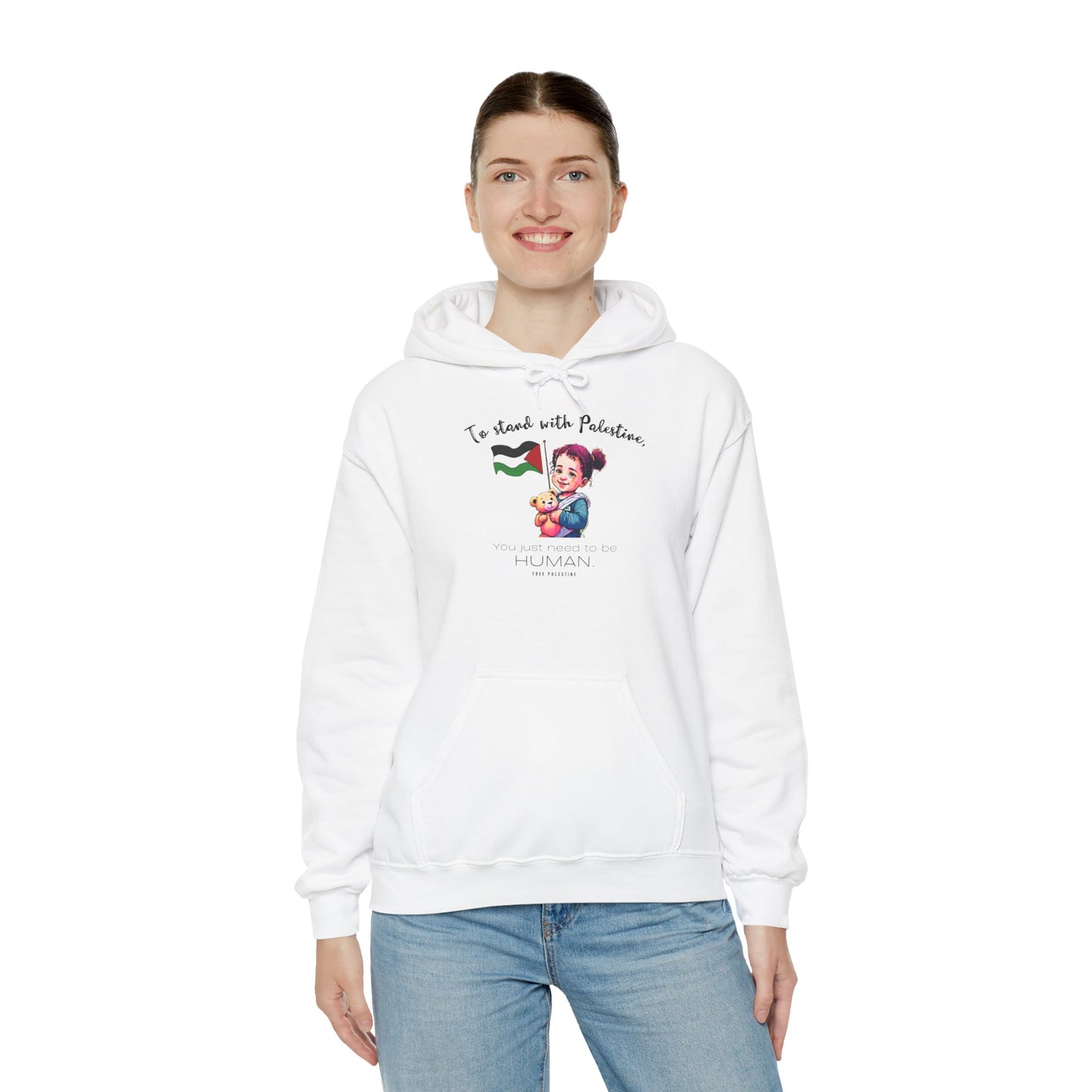 Human - Unisex Hooded Sweatshirt