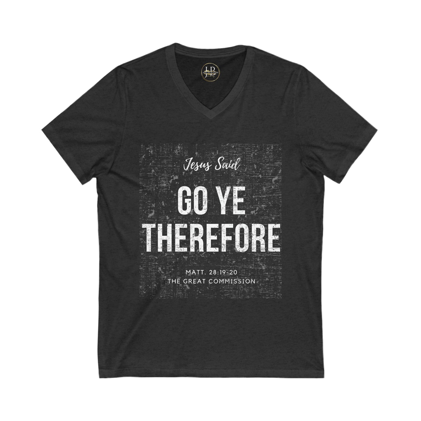 Here I Am - Jersey V-Neck Tee (Unisex)