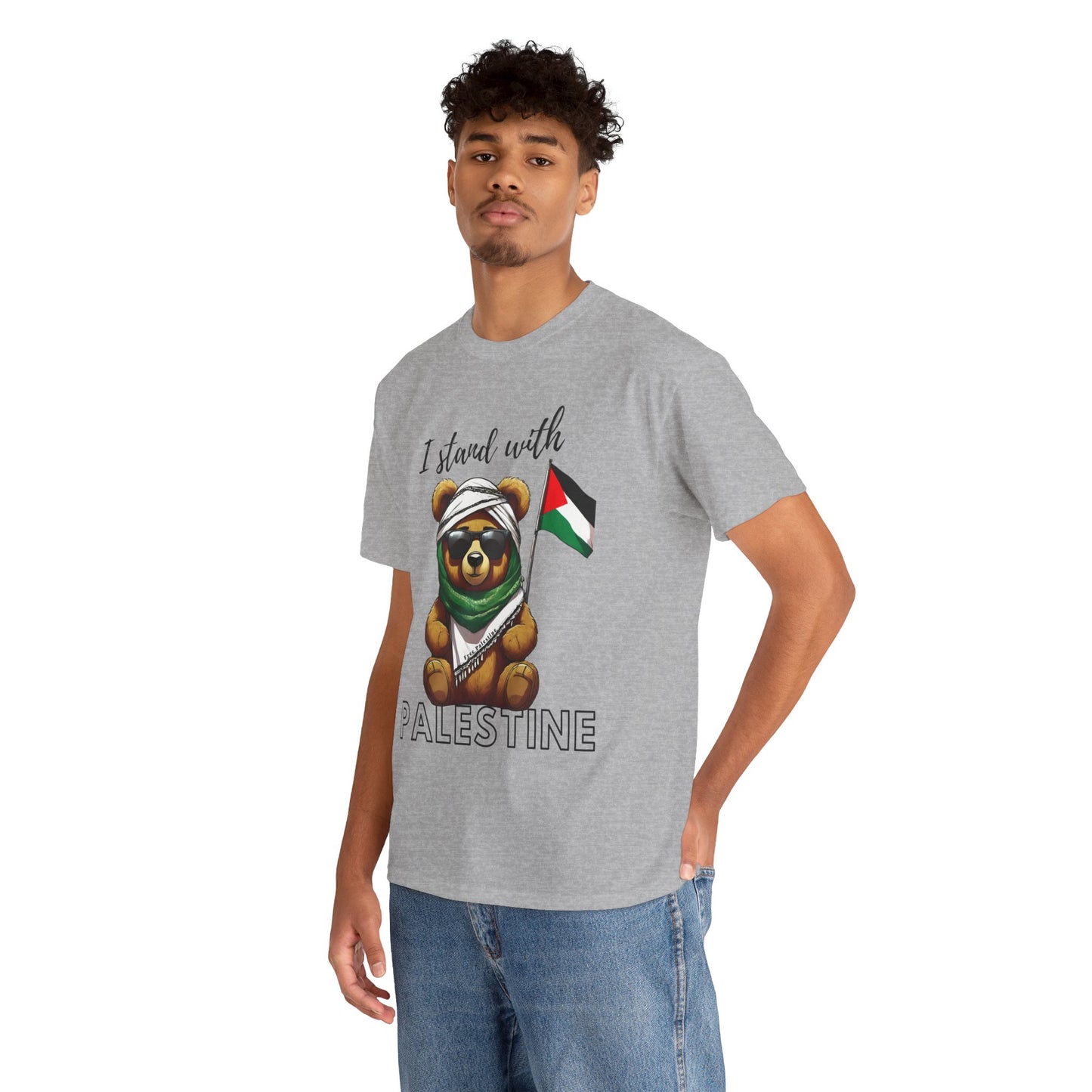 Teddy Palestine - Unisex Cotton Tee