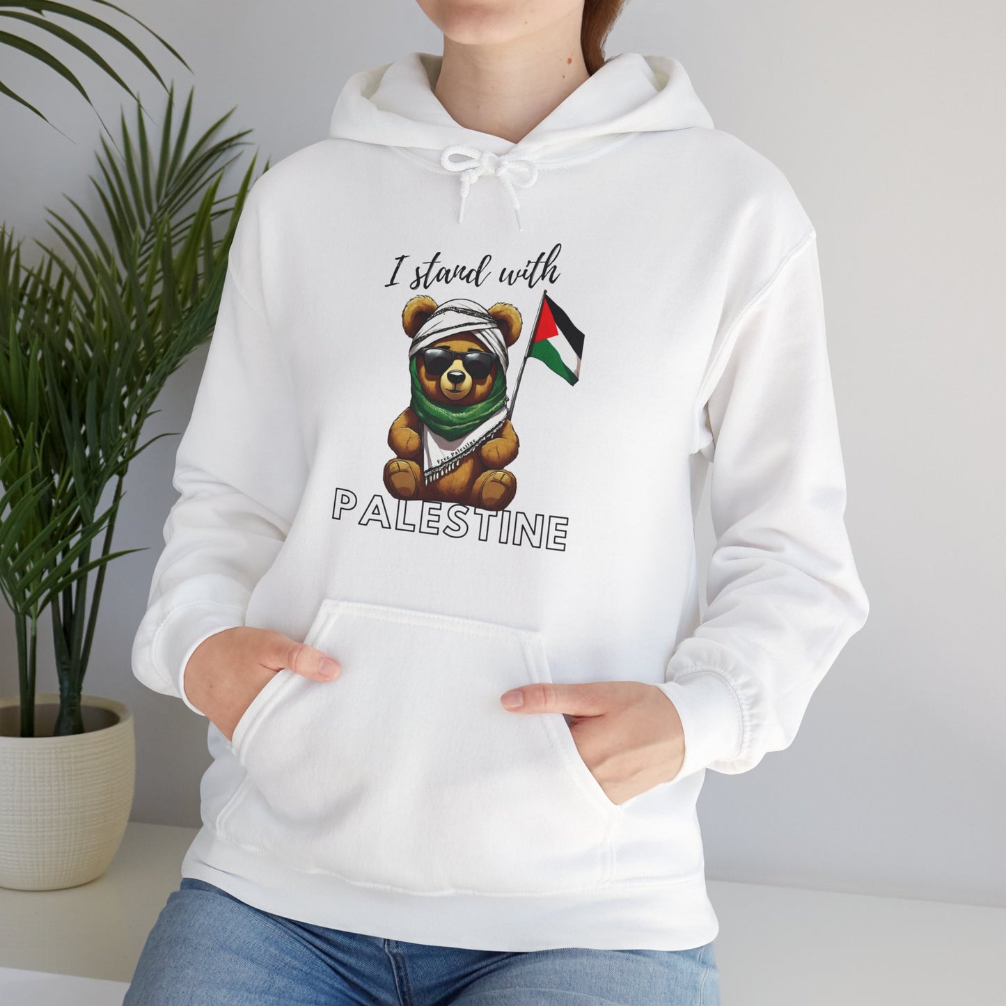 Teddy Palestine - Unisex Hooded Sweatshirt